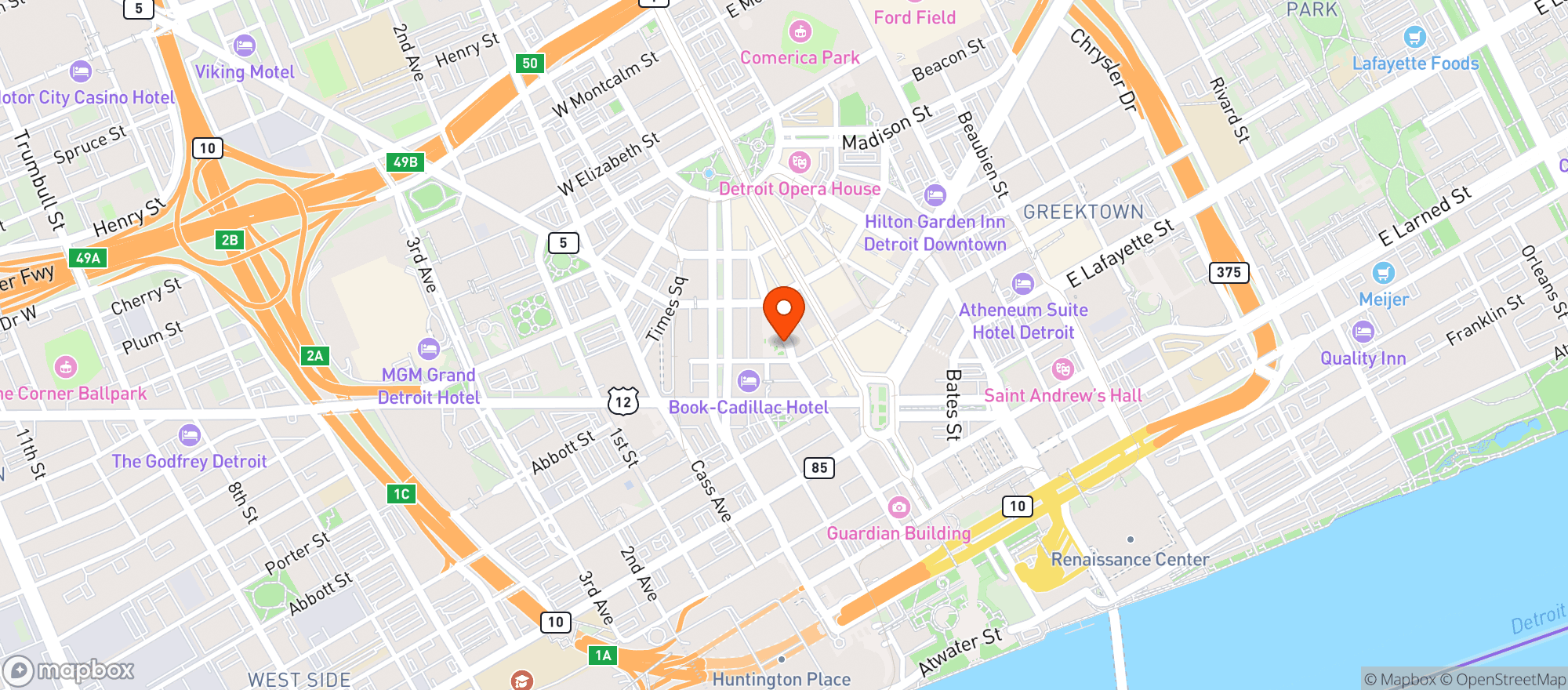 Map showing Eatori Market