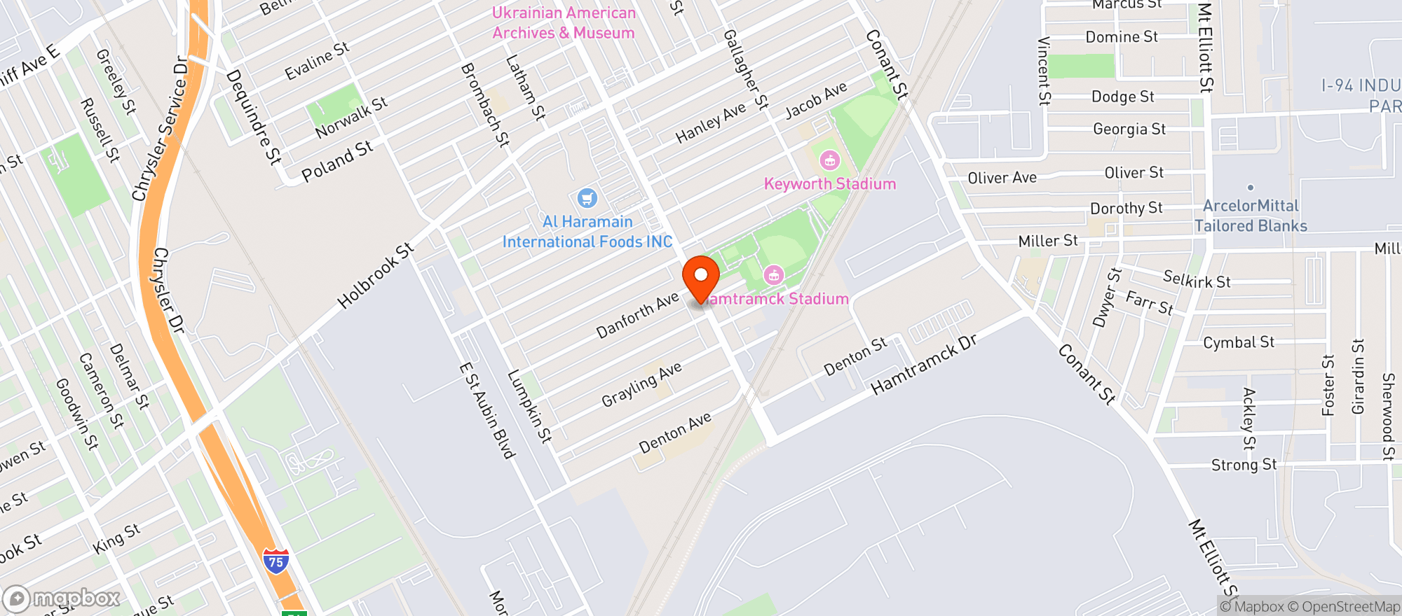Map showing HenriettaHaus