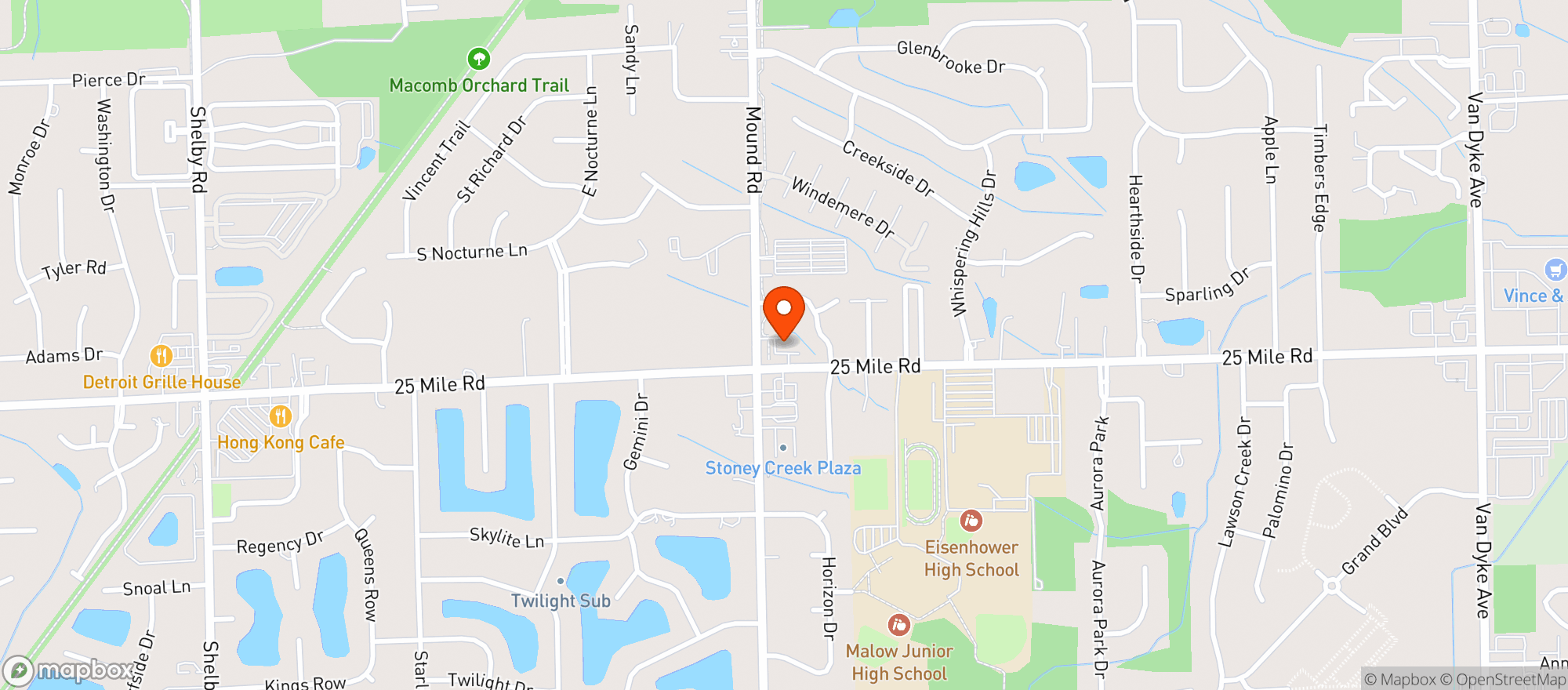 Map showing Buscemis Party Shoppe #40
