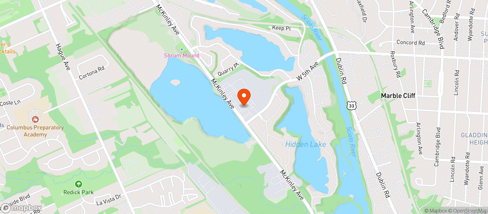 Map showing Quarry Market