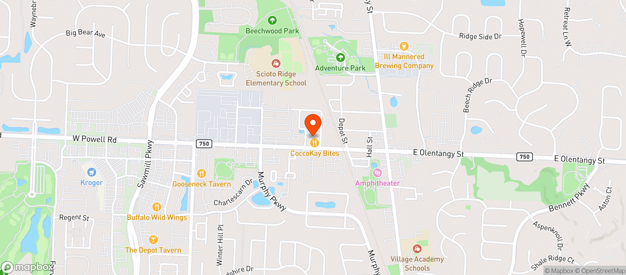 Map showing Novella Osteria