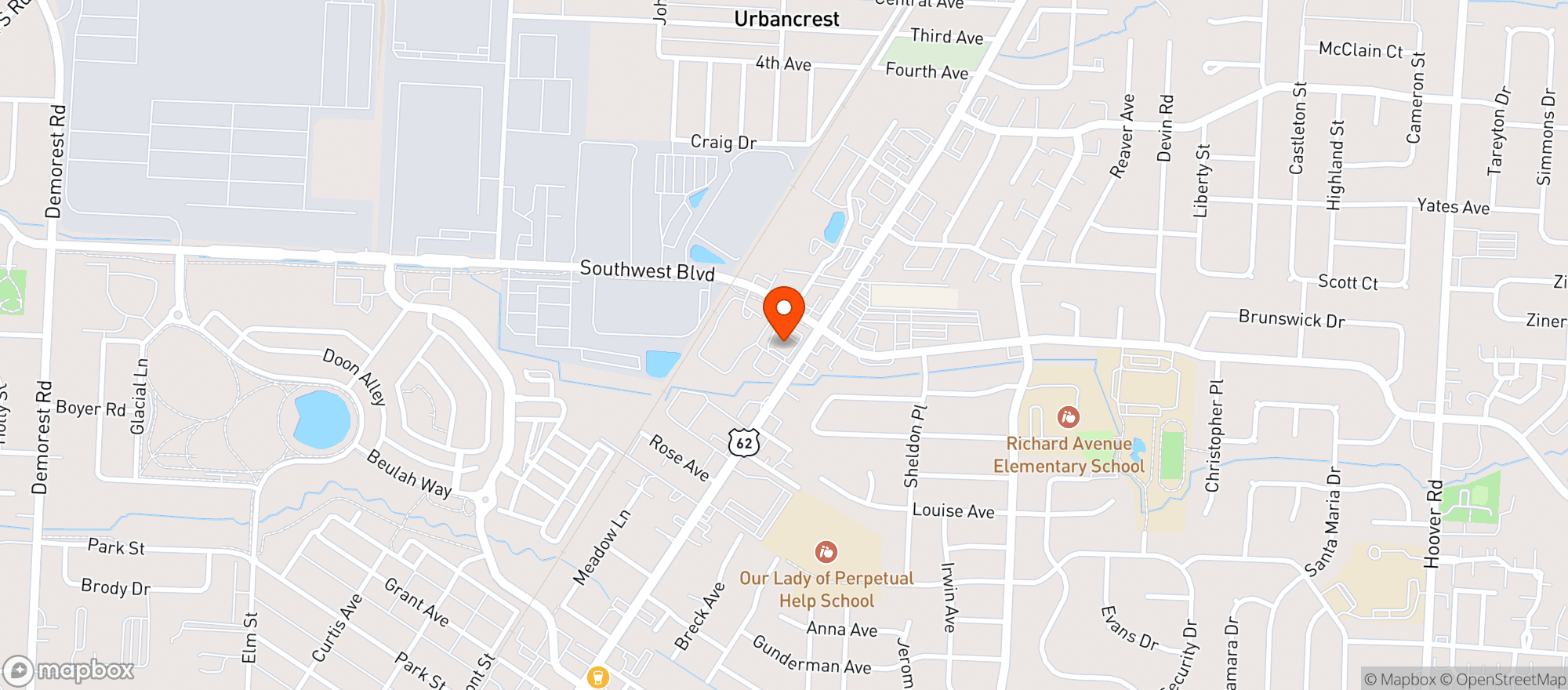 Map showing Cvs Pharmacy #1223
