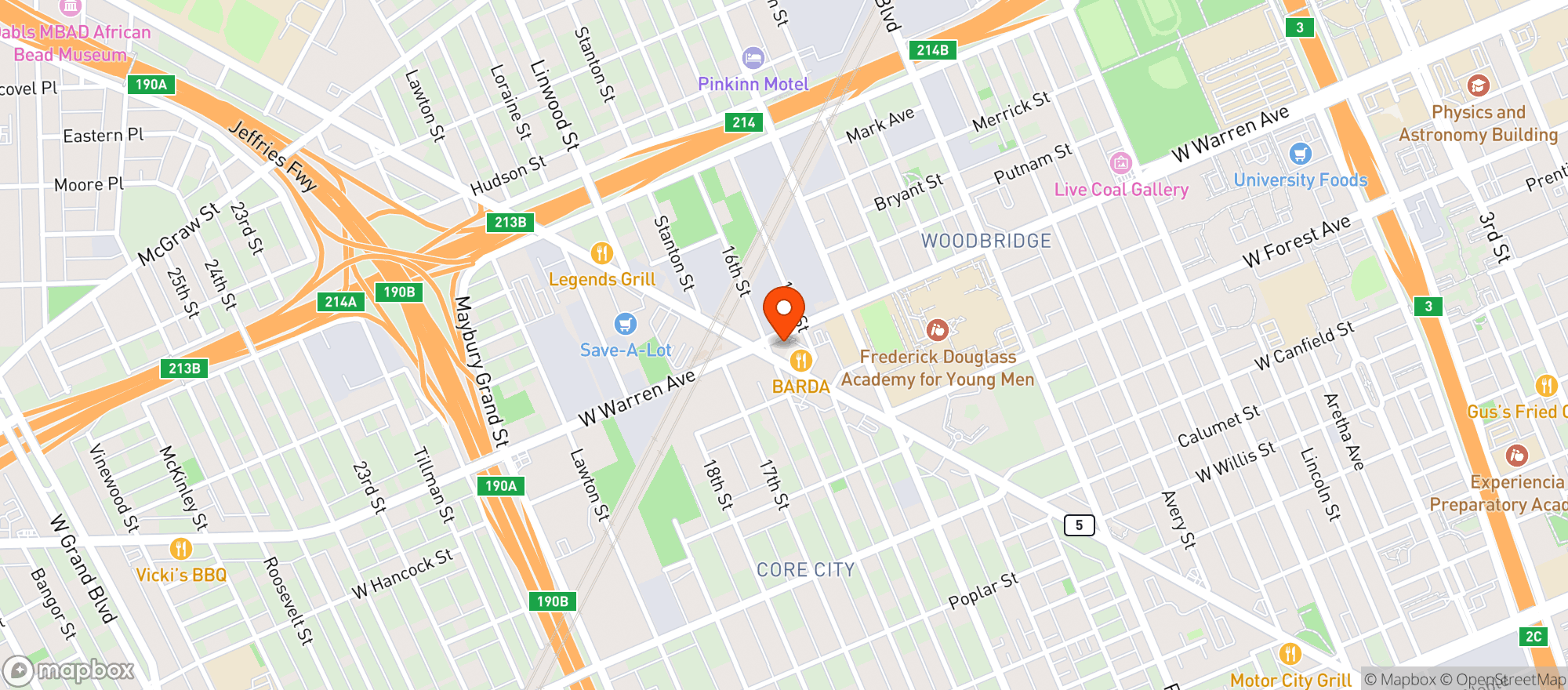 Map showing Periodicals