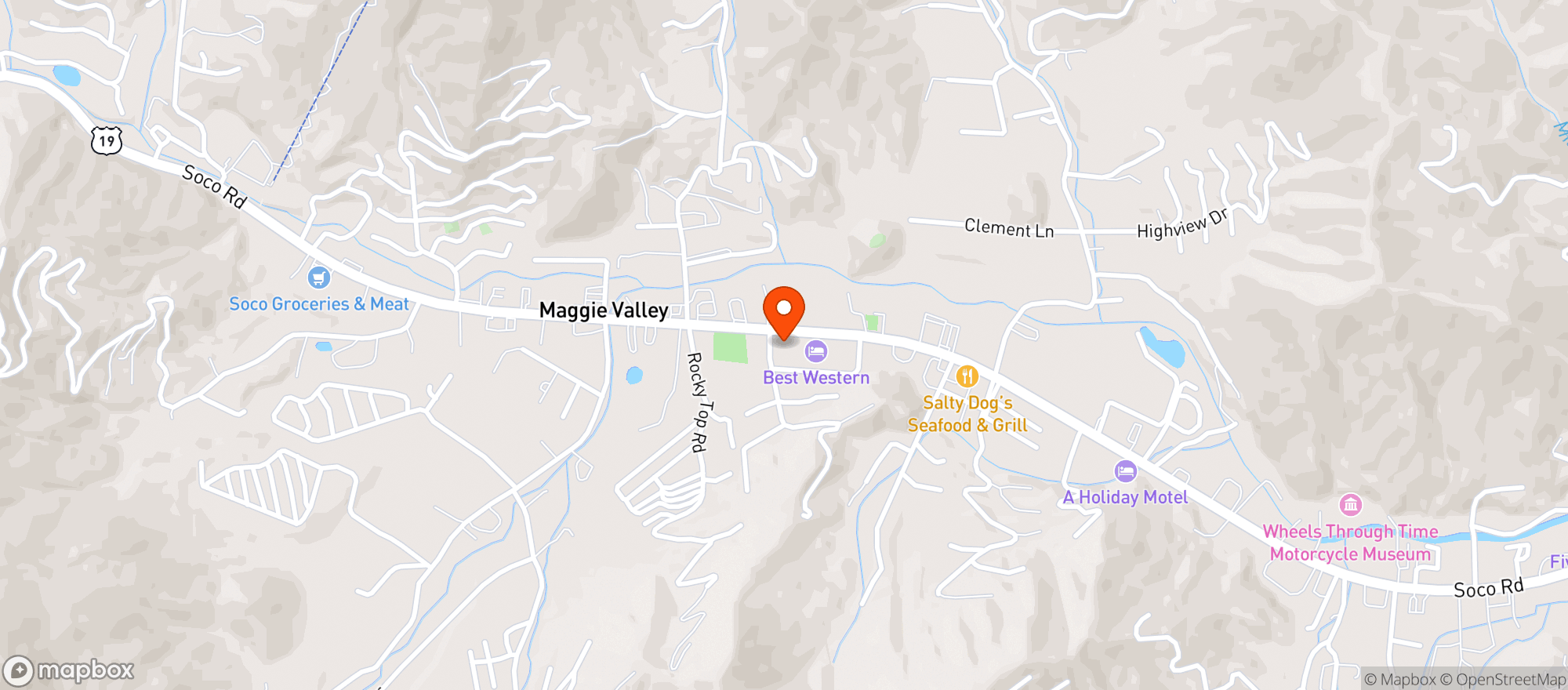 Map showing LEGENDS SPORTS GRILL