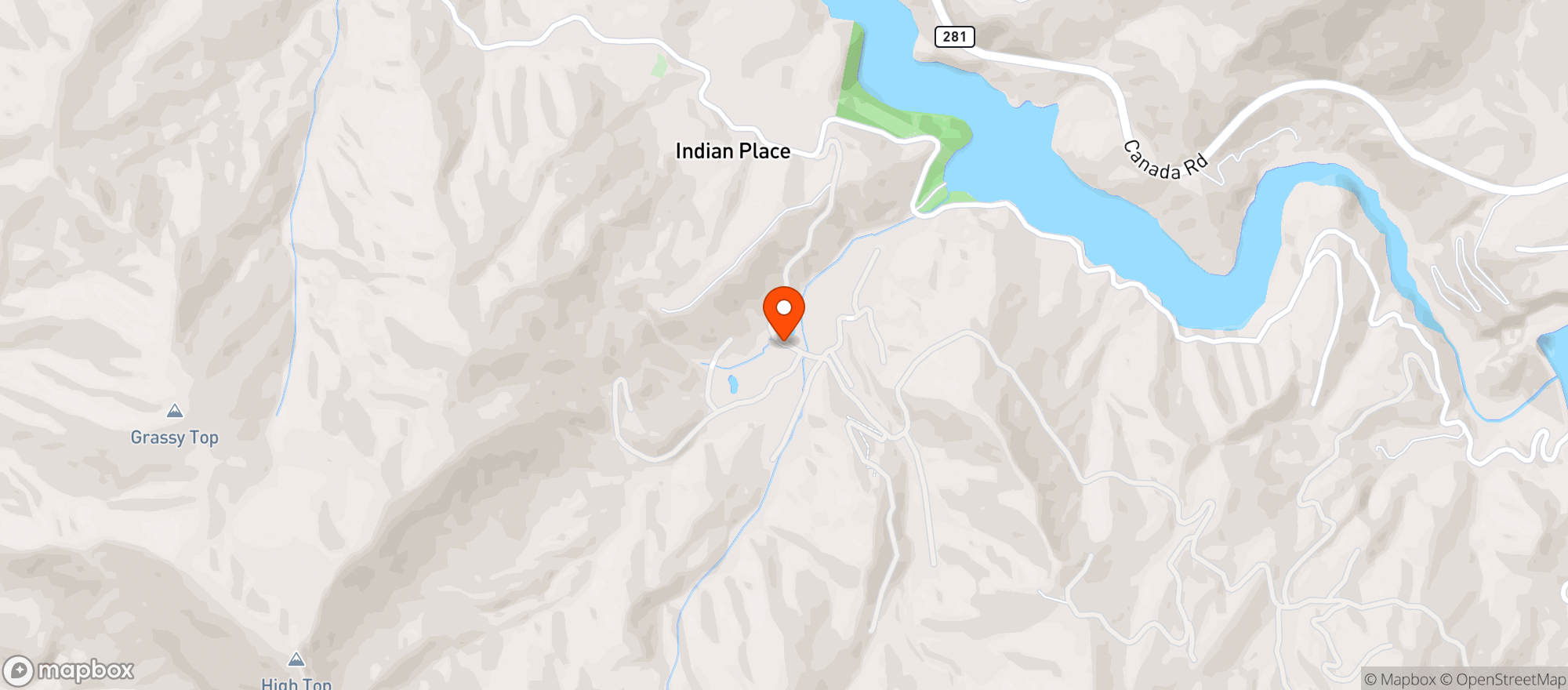 Map showing Bear Lake Reserve Club