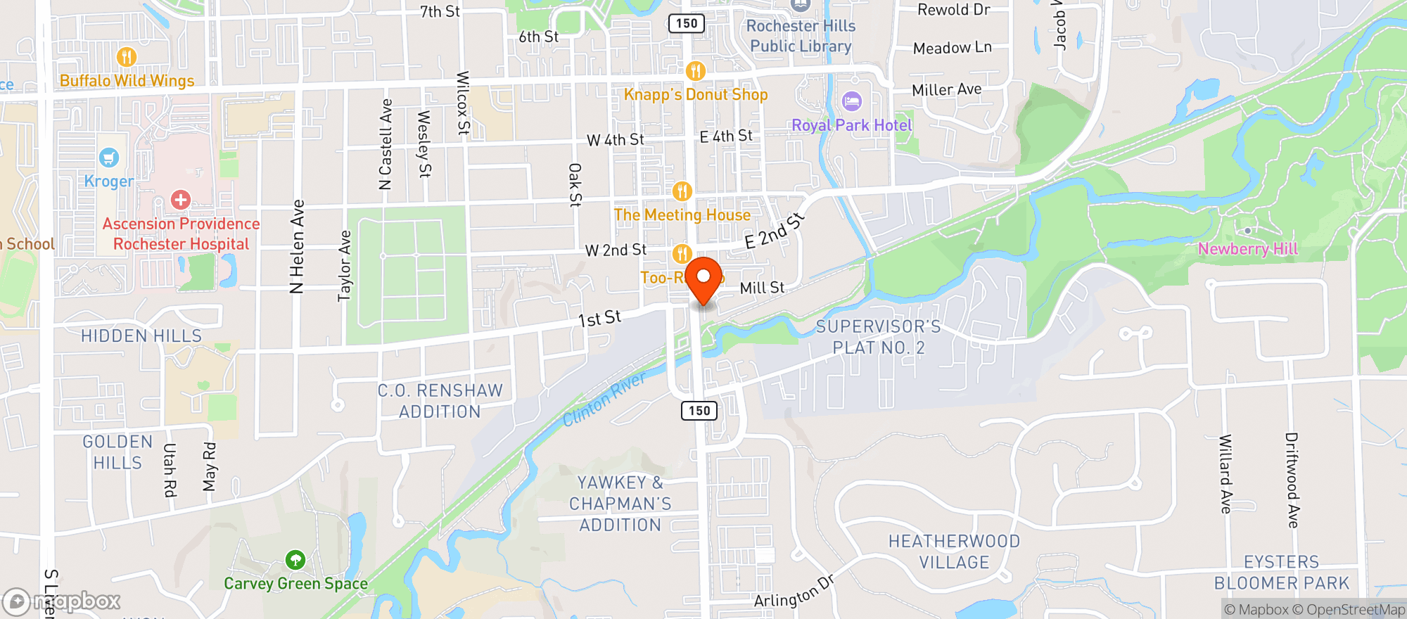 Map showing The Neighbor'S Shoppe