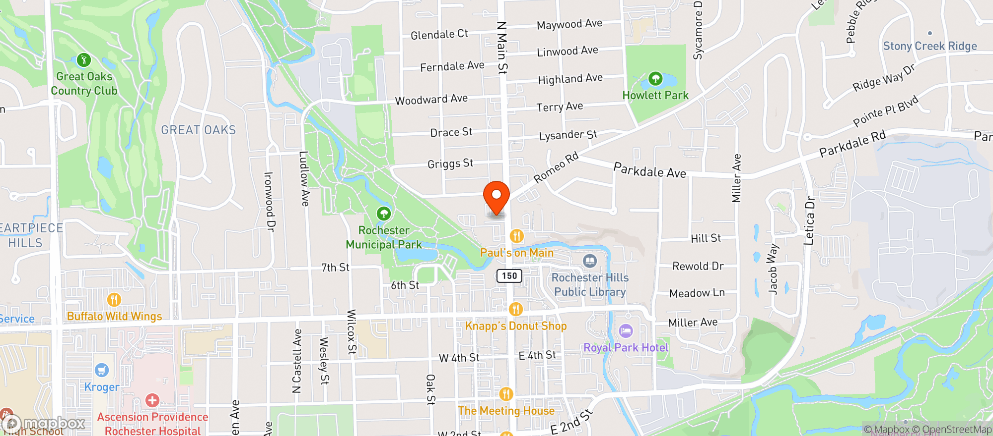 Map showing Manny's Liquor & Wine Store