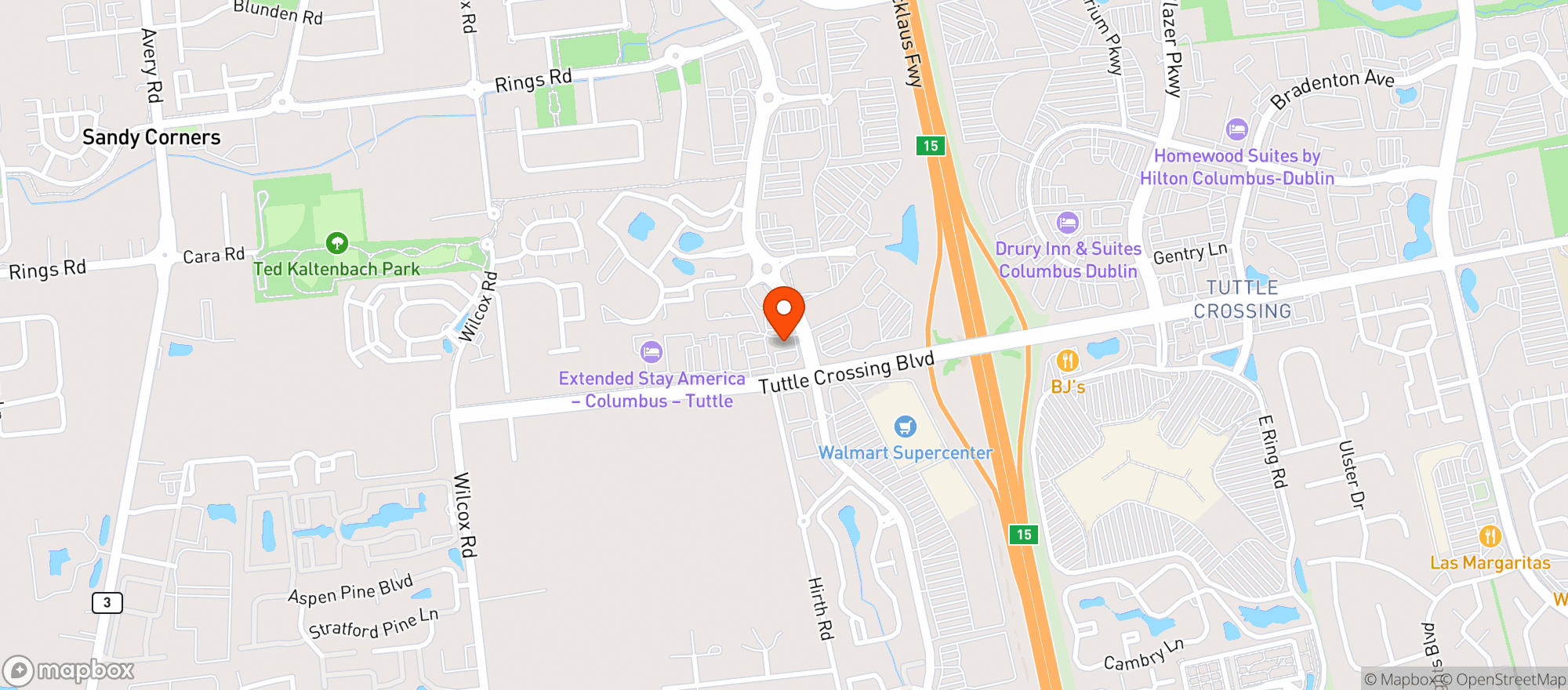 Map showing Truenorth Convenience S #611