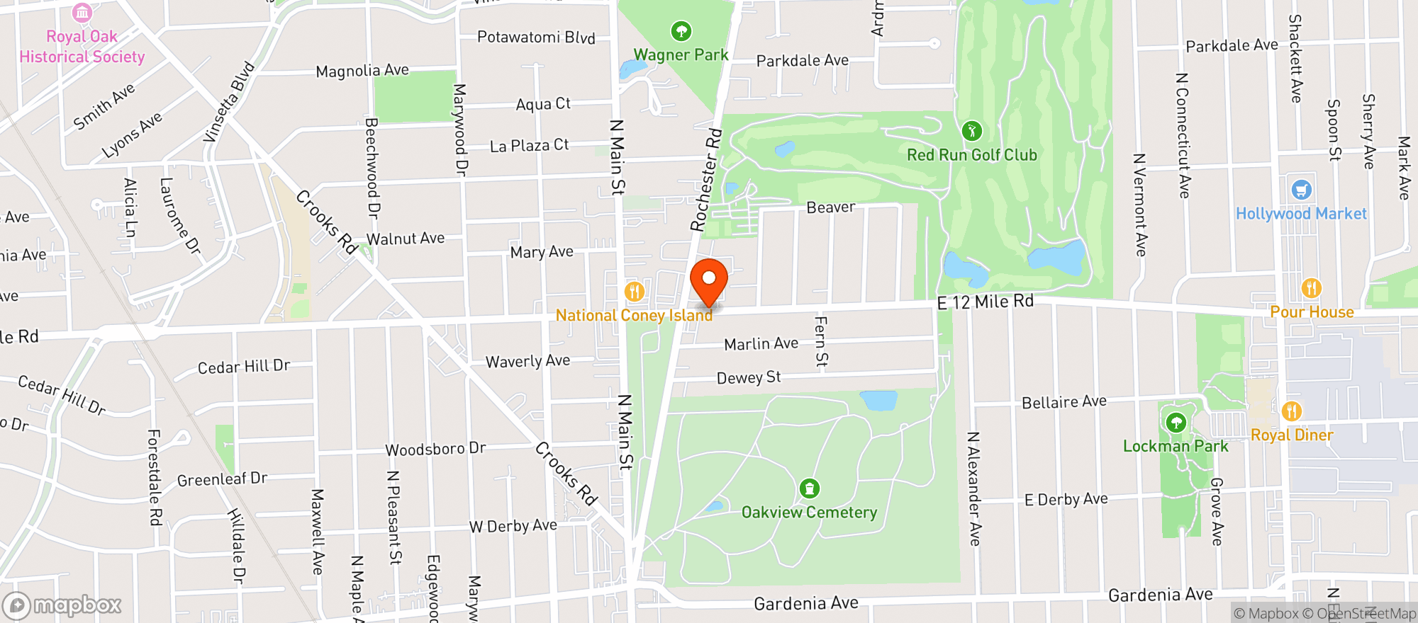 Map showing Cvs Pharmacy
