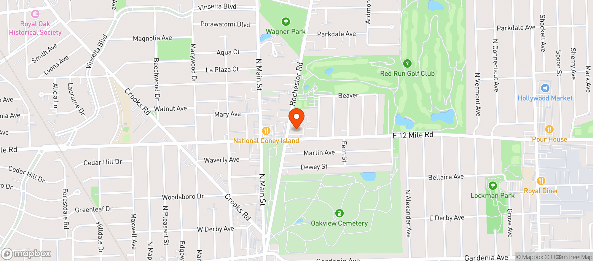Map showing Cvs Pharmacy #8127