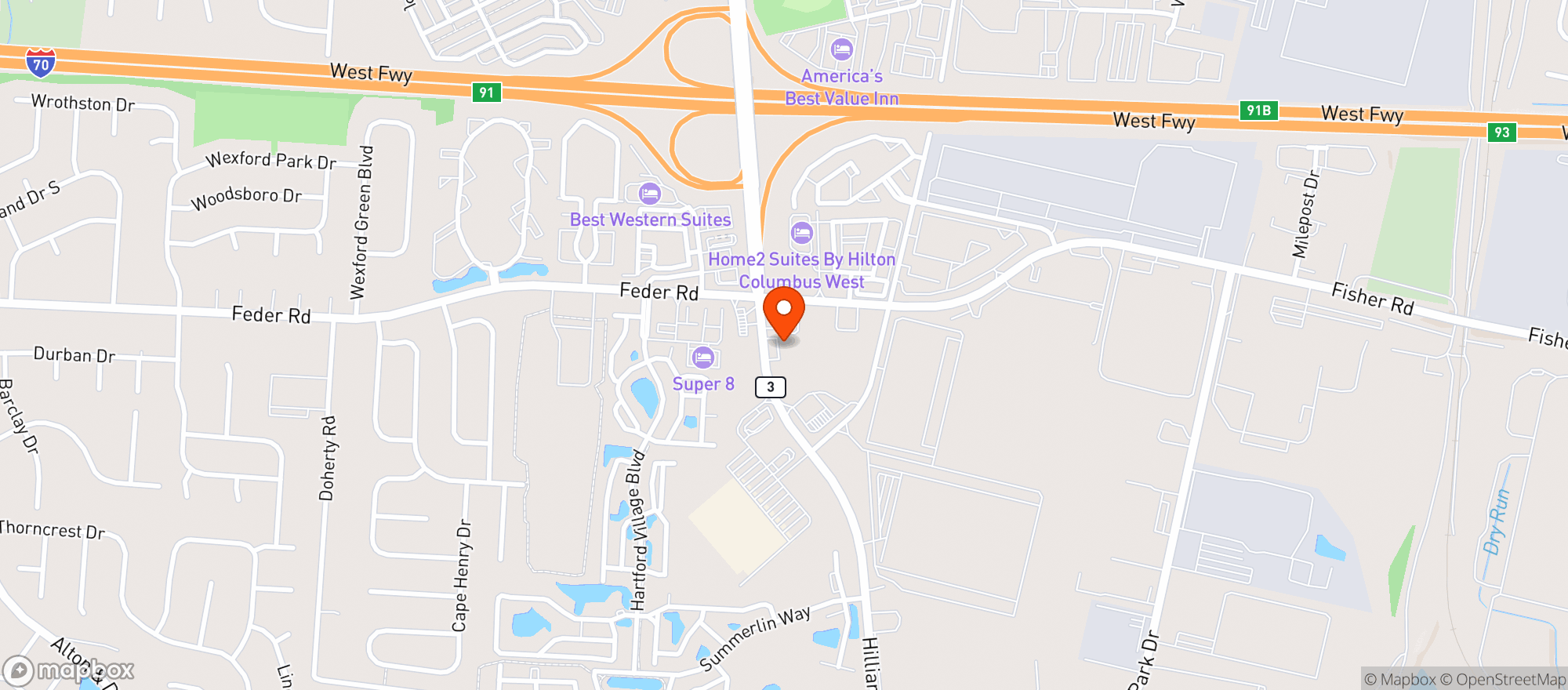 Map showing Mugsys Pub & Patio
