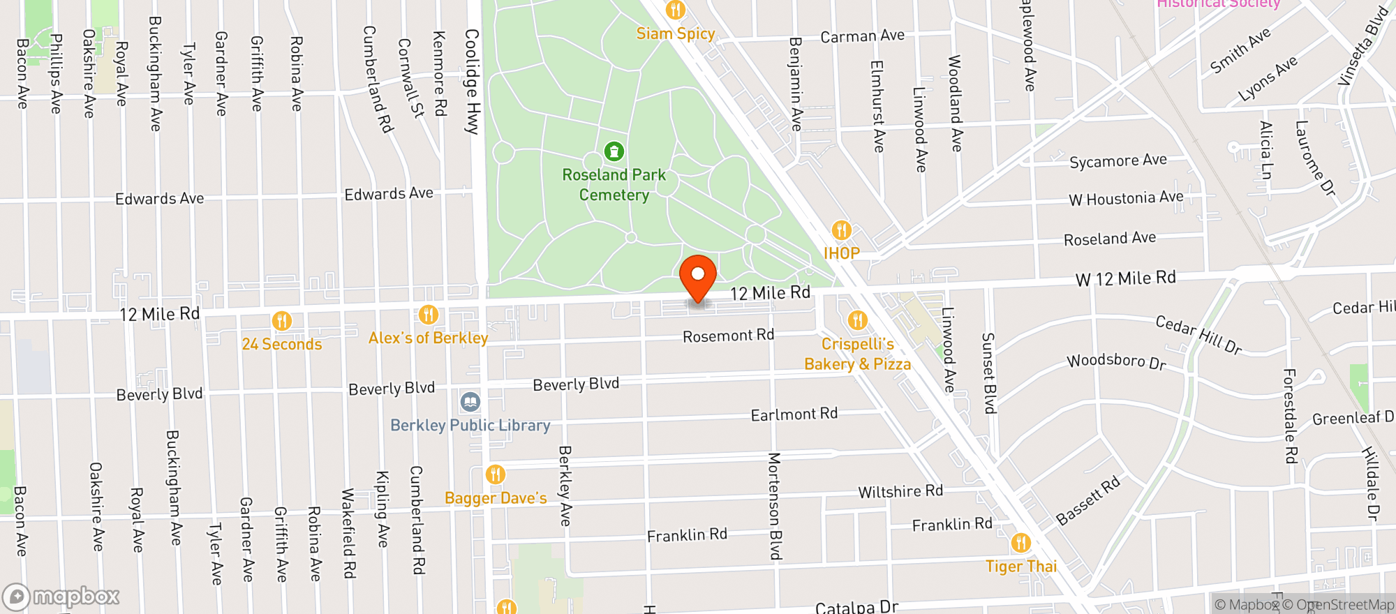 Map showing Lume - Berkley