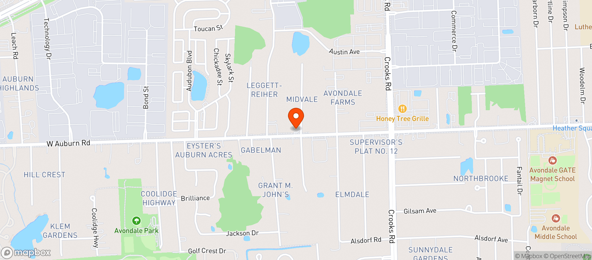 Map showing Alan D Liquor