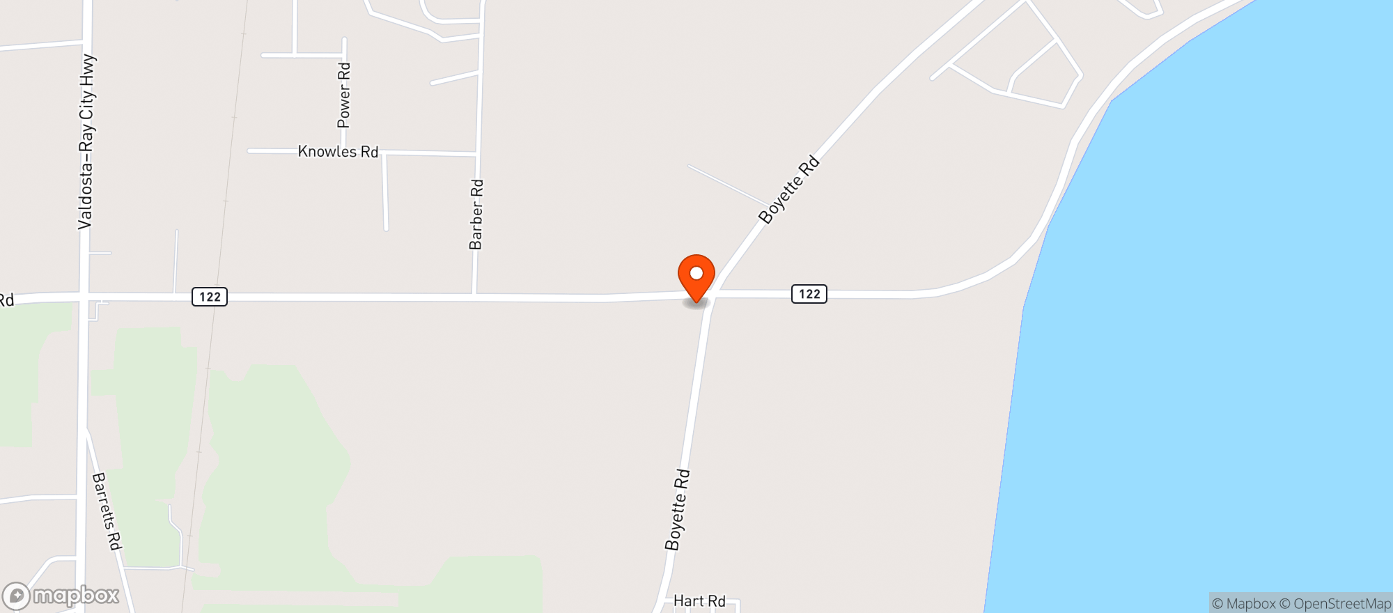 Map showing Cross Road Pantry