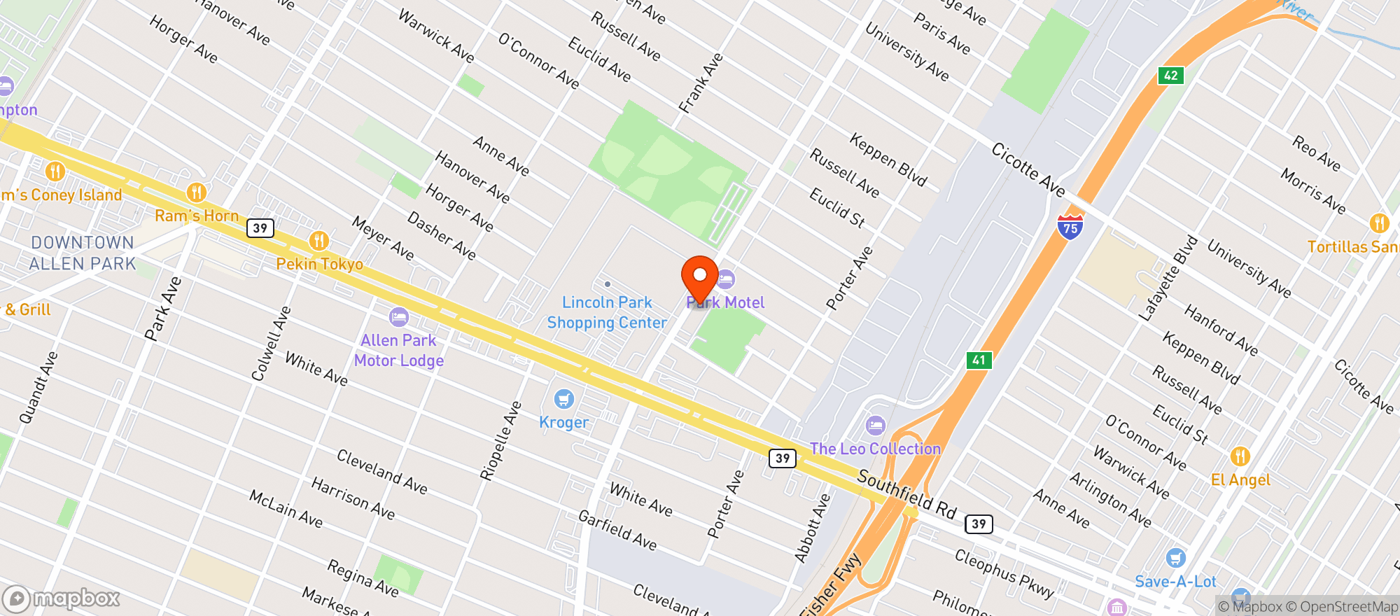 Map showing Candy Market & Smoke Shoppe
