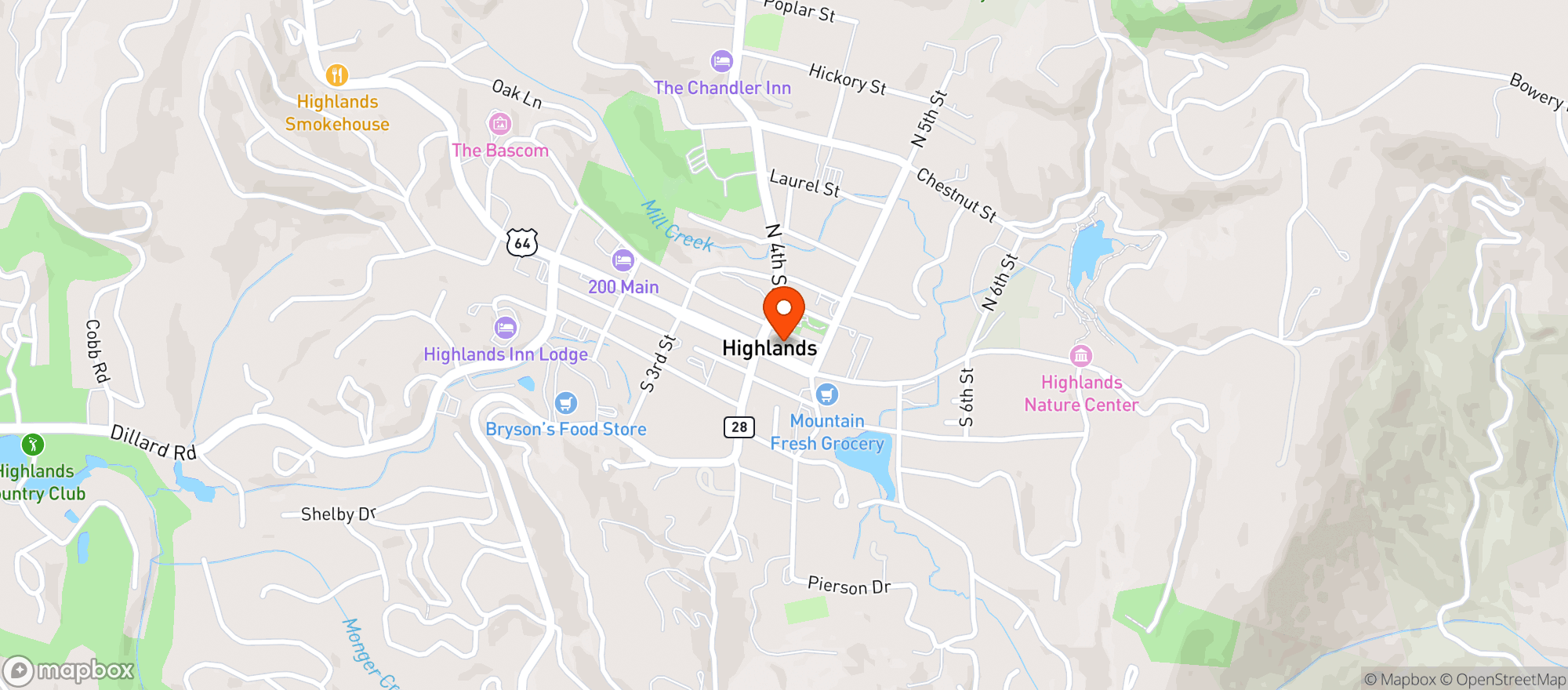 Map showing Ristorante Paoletti