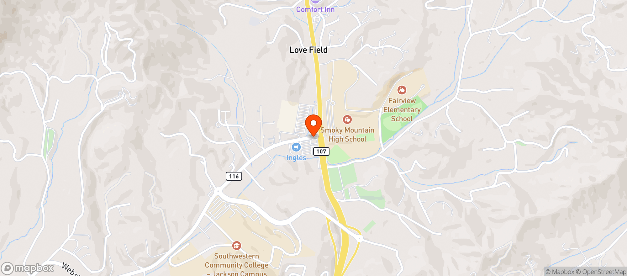Map showing Ingles #50