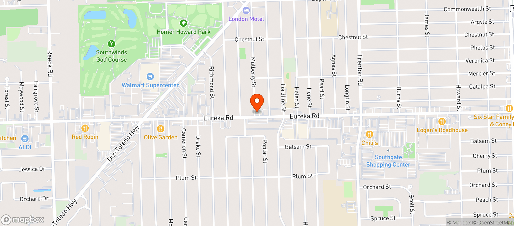 Map showing 3 Nicks Bar
