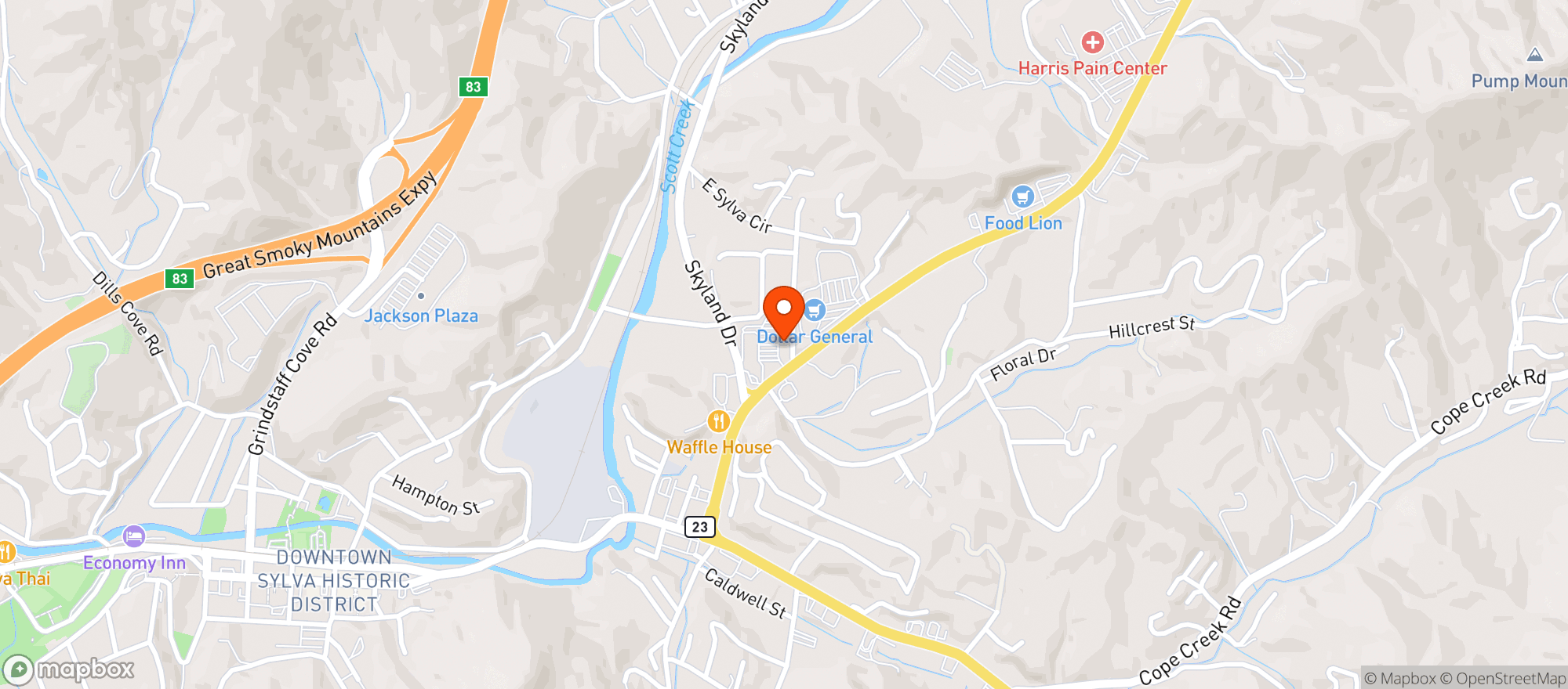 Map showing Lees And Legs Wine And Beer