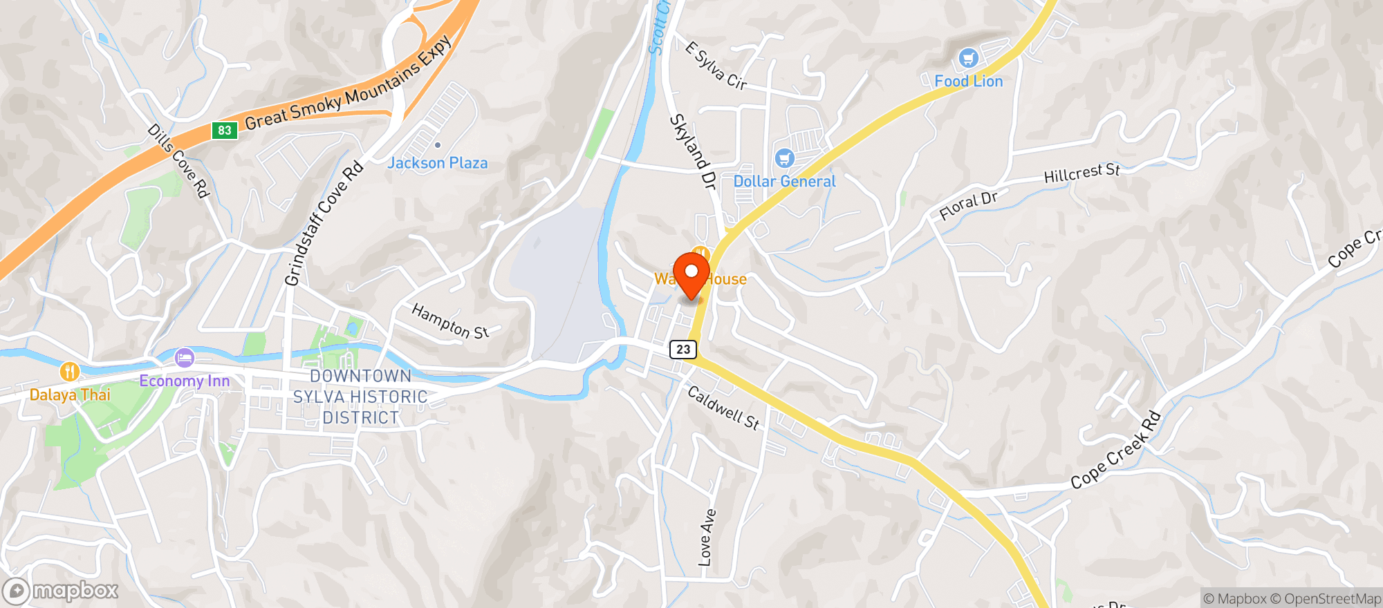 Map showing O Malleys Pub And Grill*