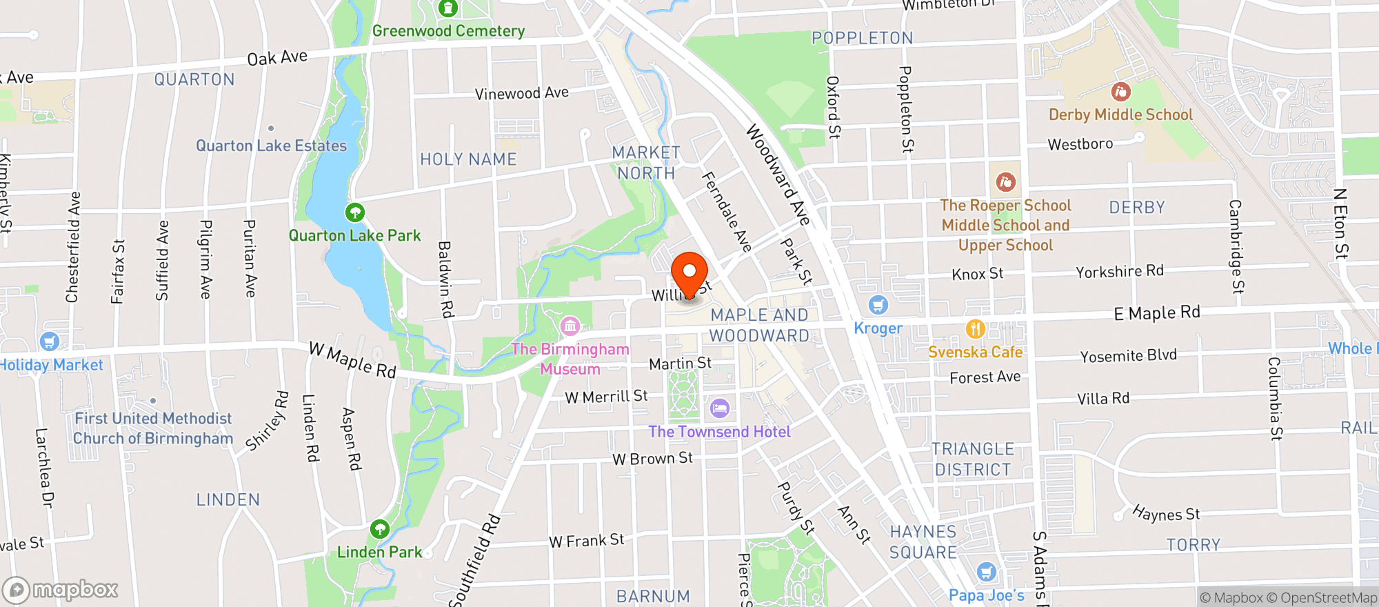 Map showing E Fiori