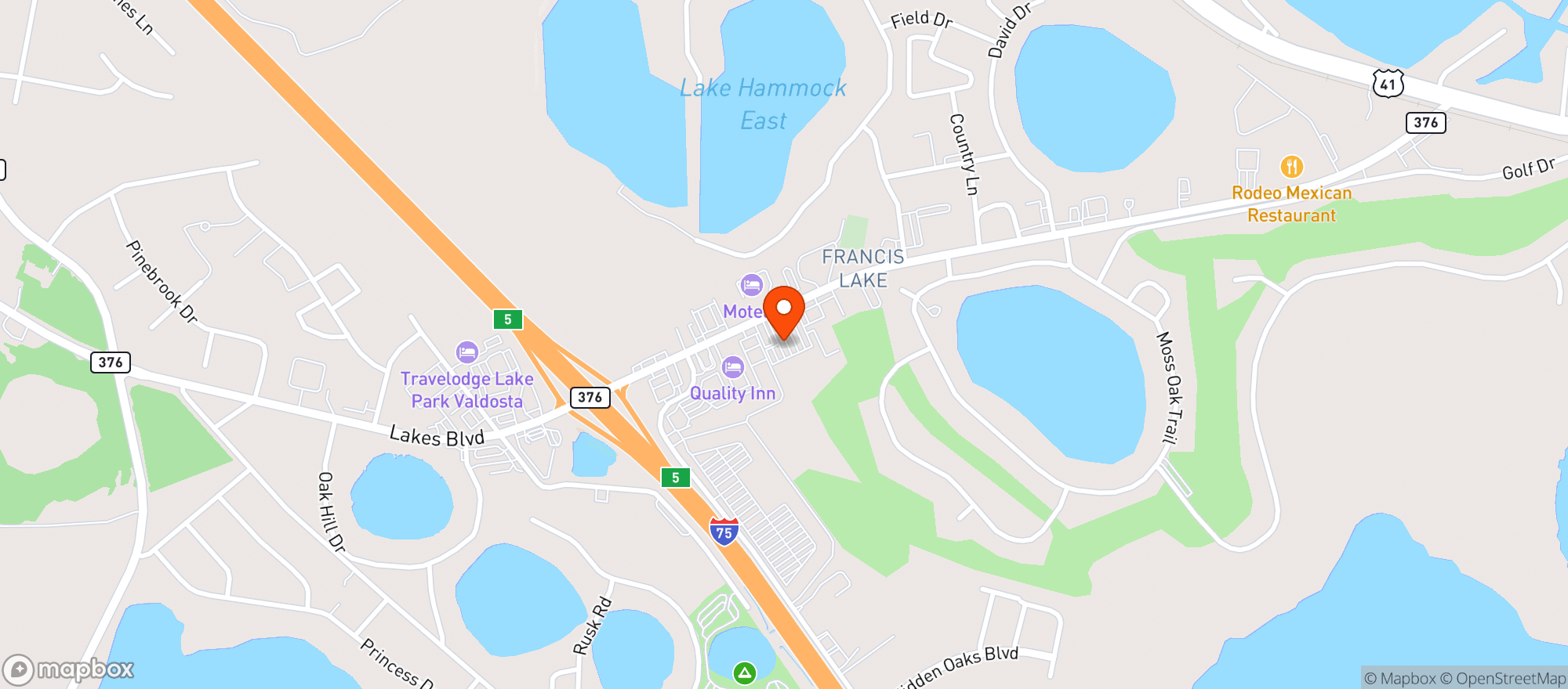Map showing Winn Dixie - 0032