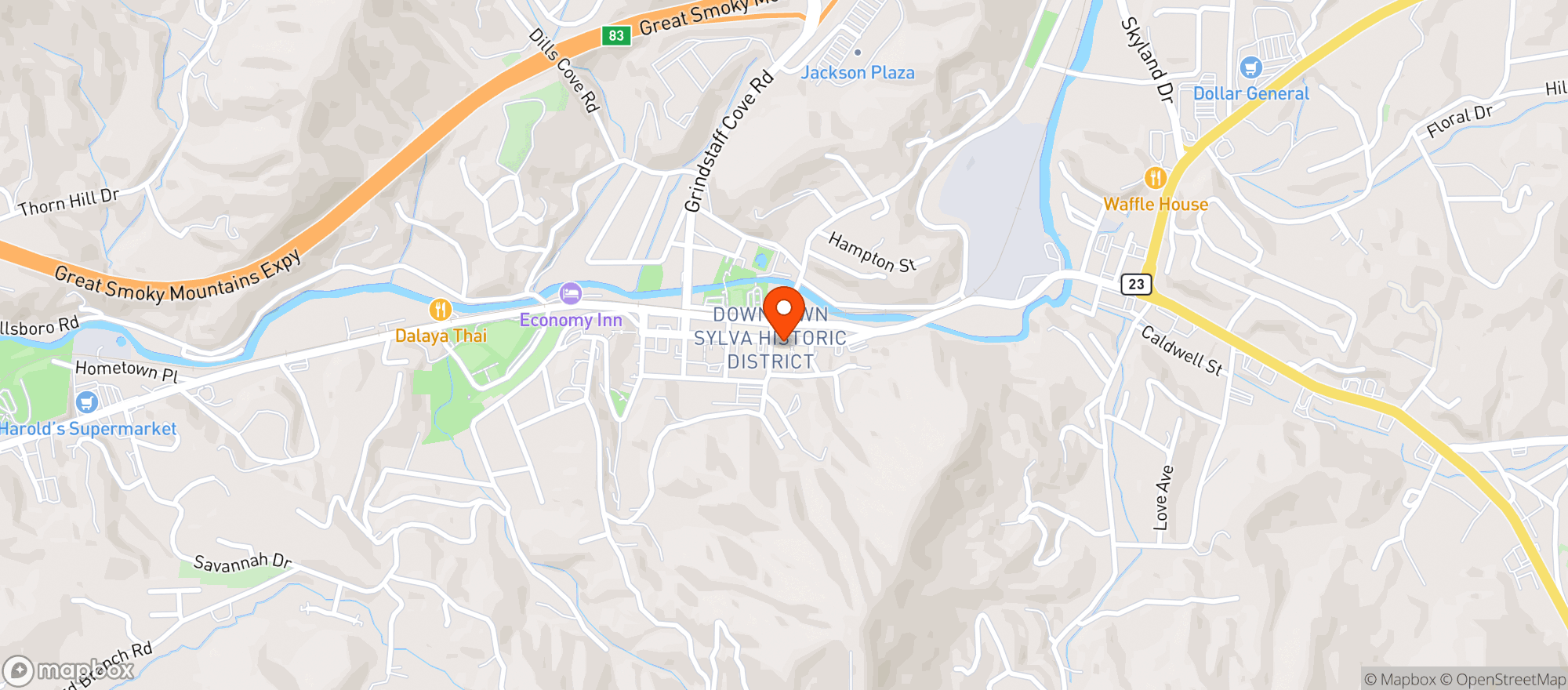 Map showing Wildkitchen Supply