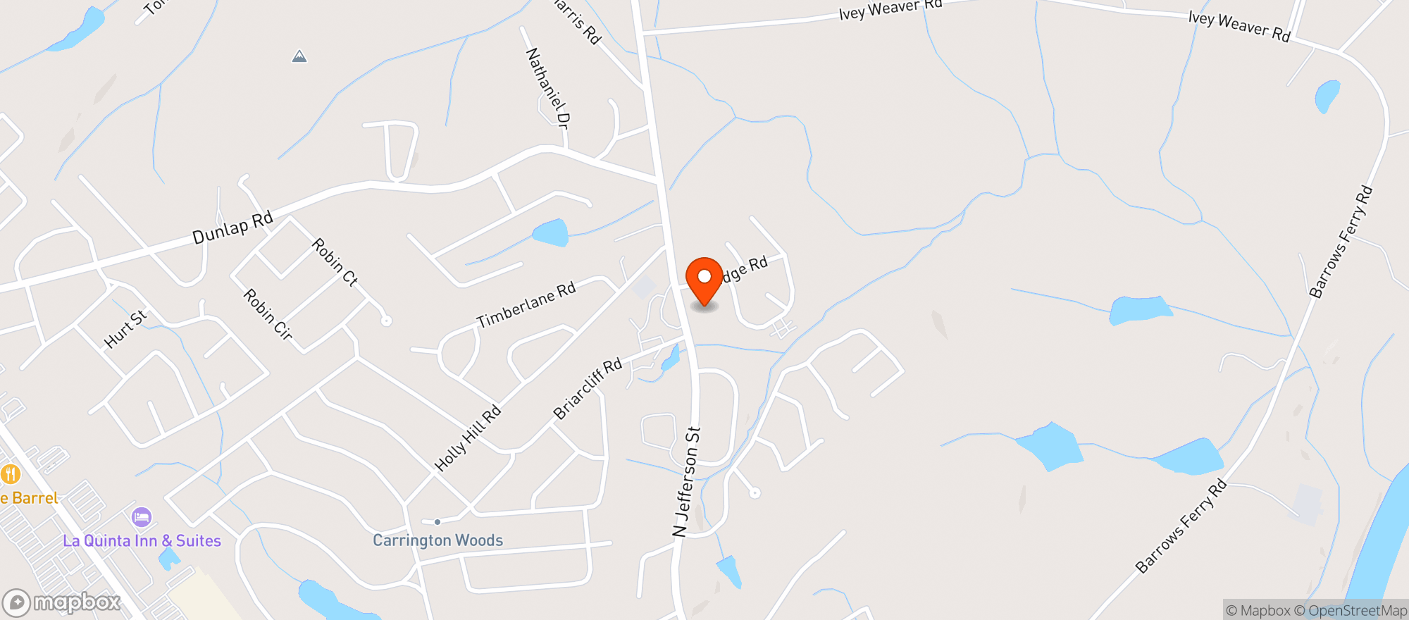 Map showing CIRCLE K