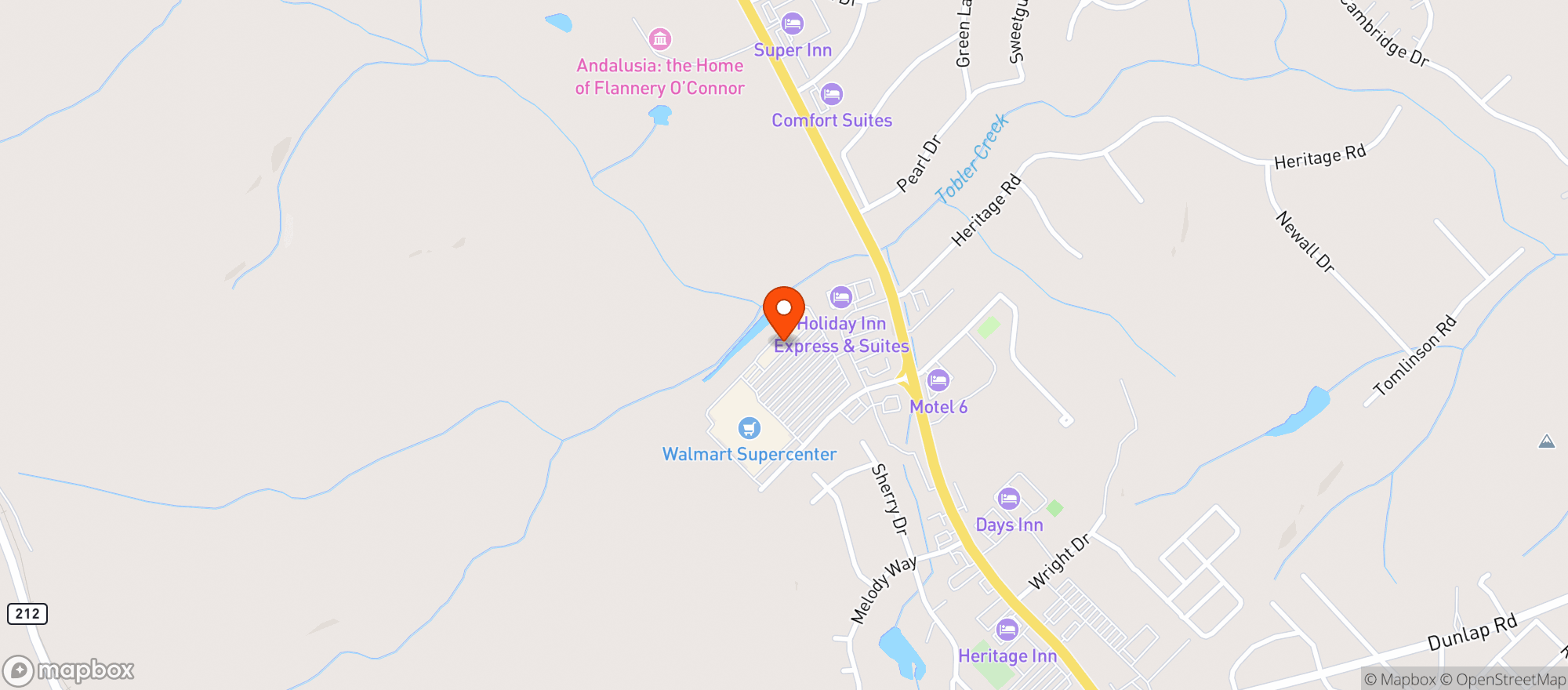 Map showing Gnc