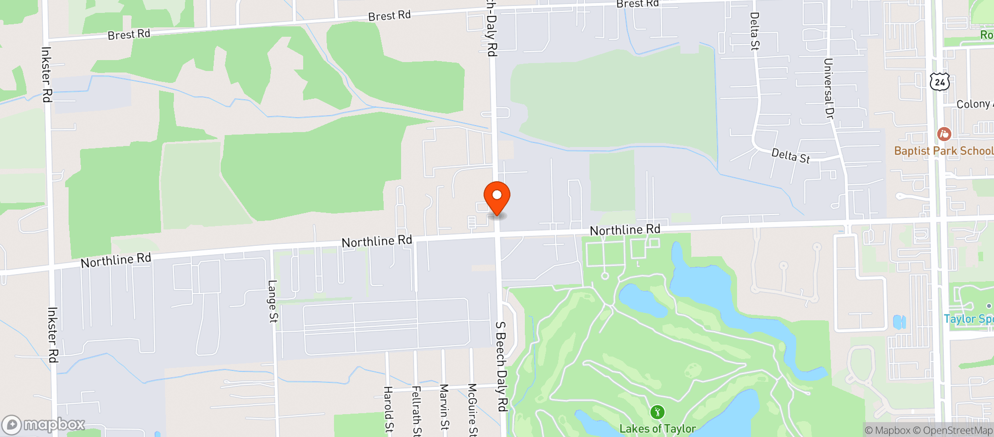 Map showing Dominicks Market