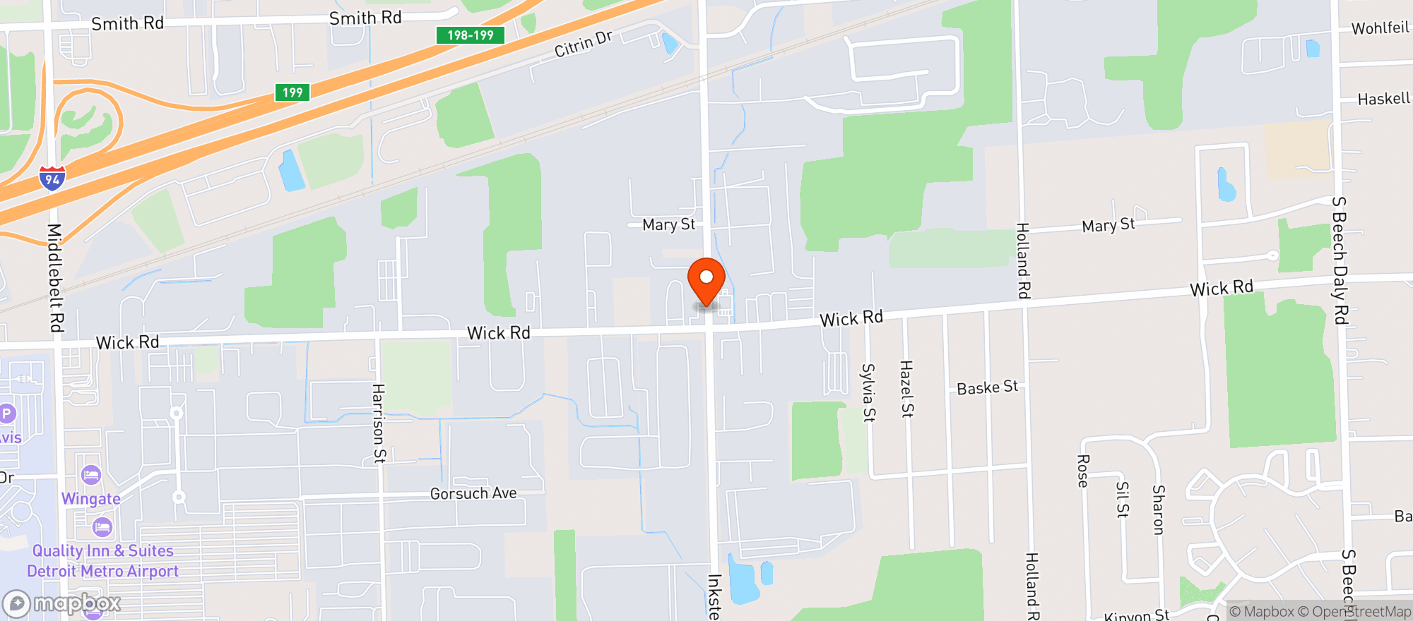 Map showing Get & Go