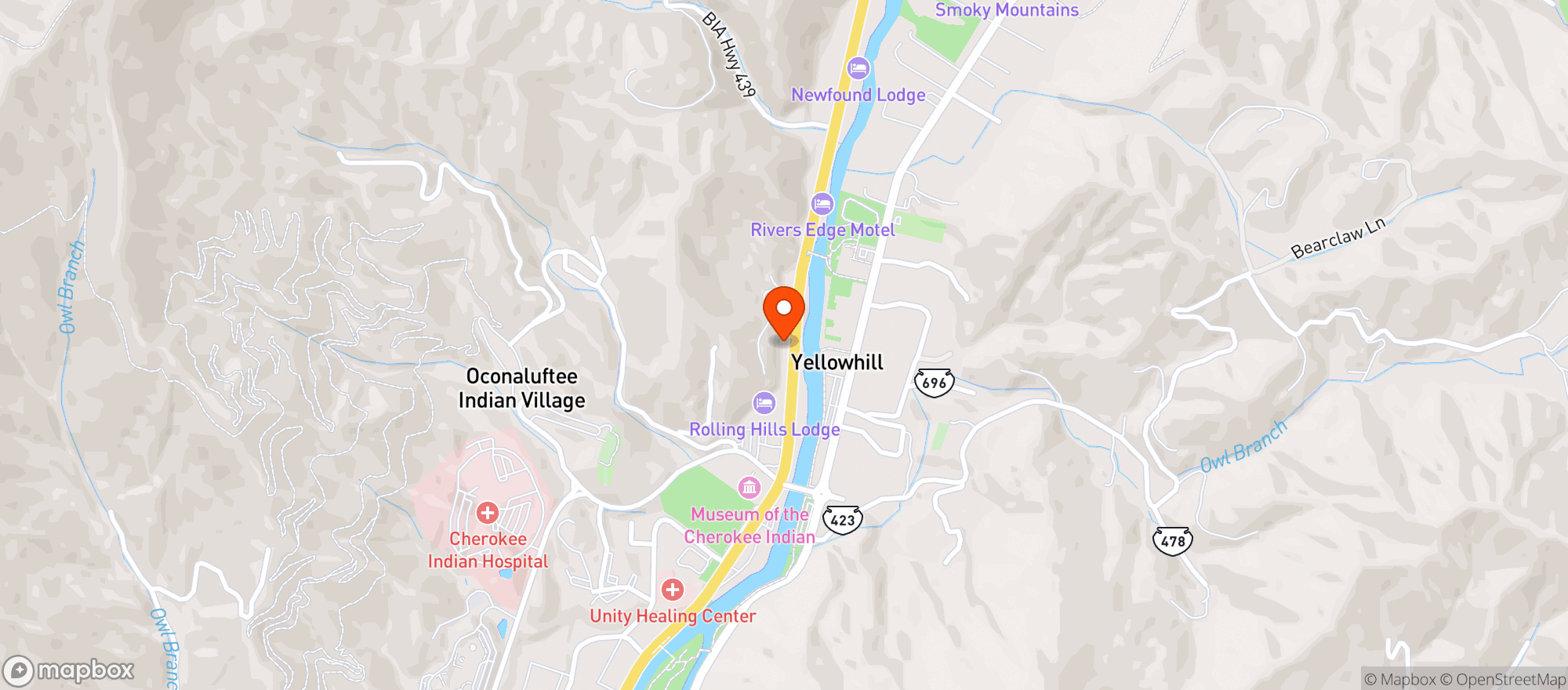 Map showing Shell Convenience