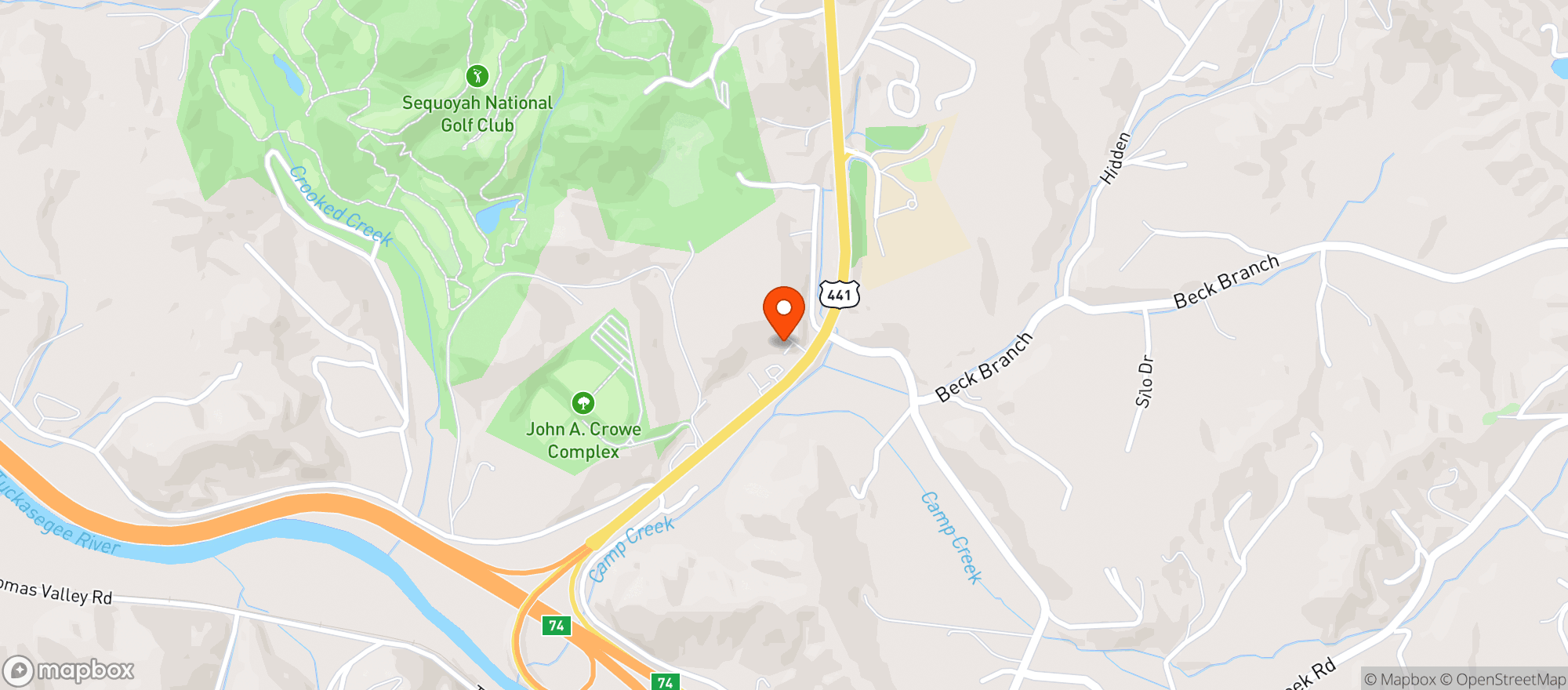 Map showing Beer Wine Express