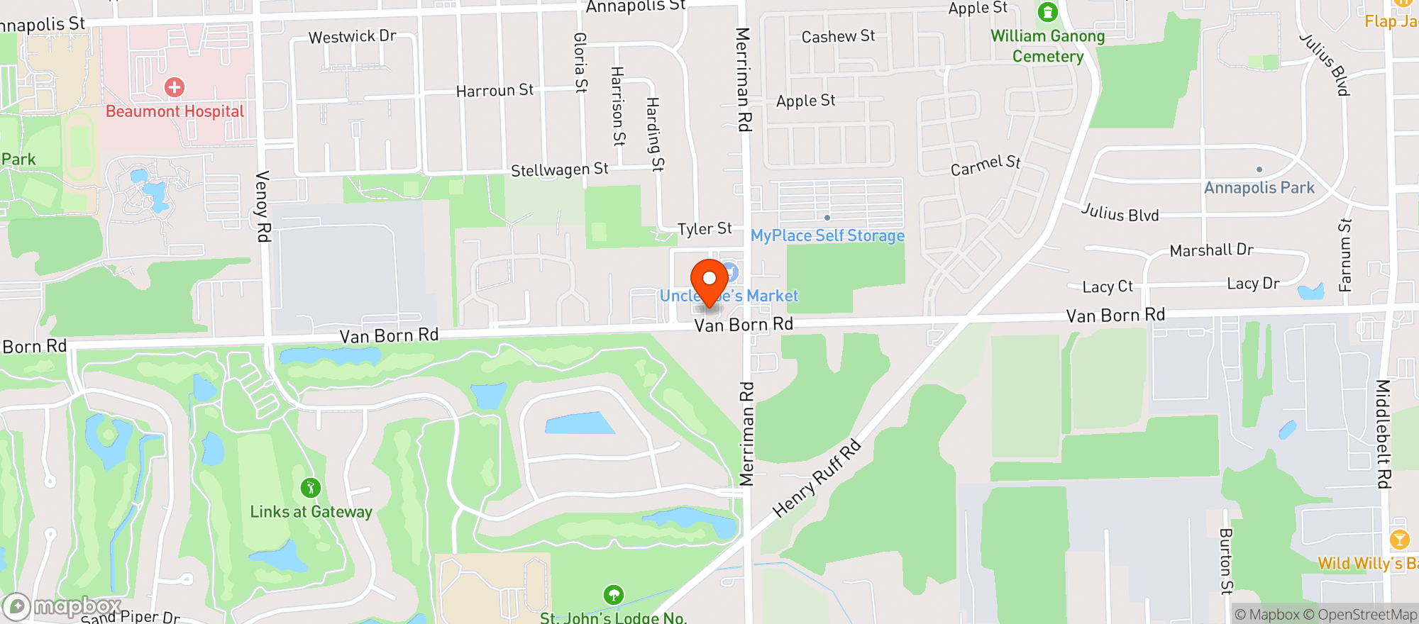 Map showing Cvs Pharmacy