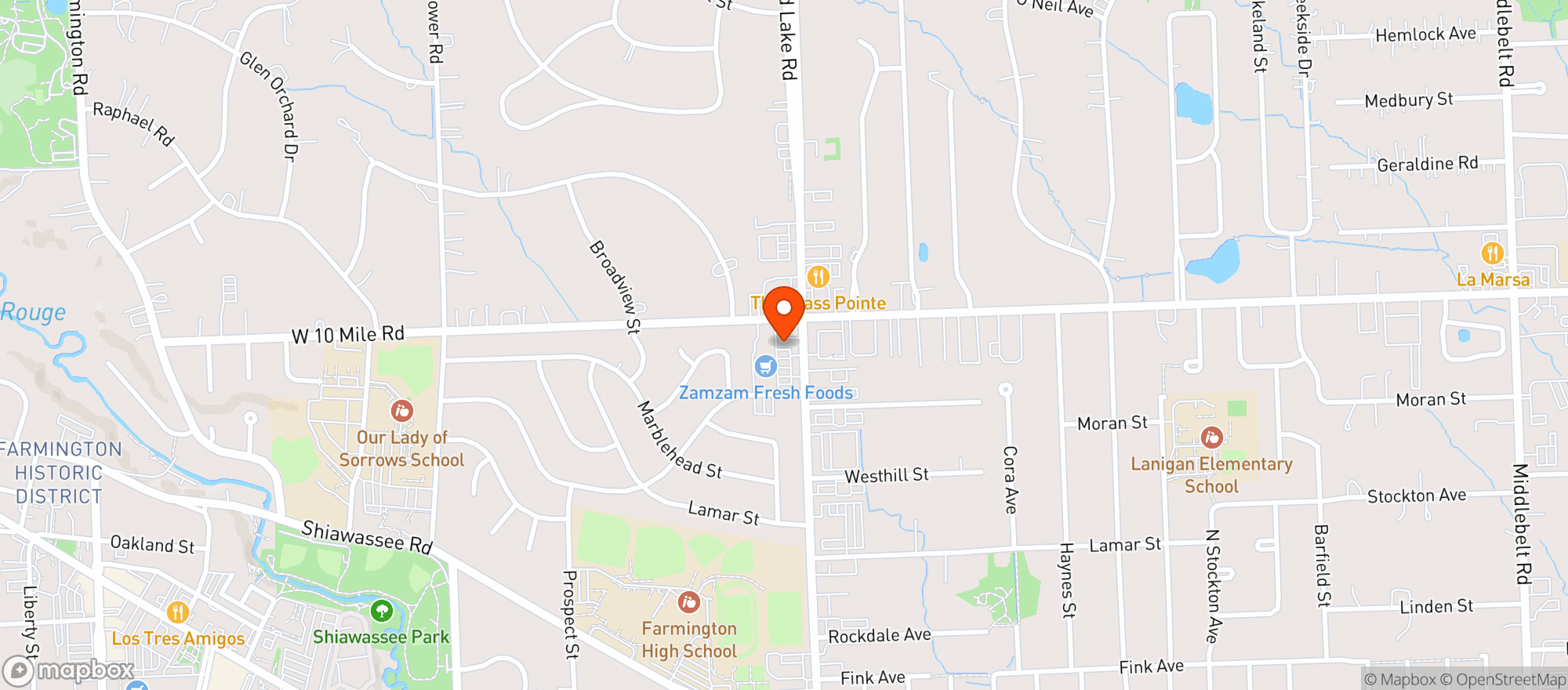 Map showing Al-haramain International Foods