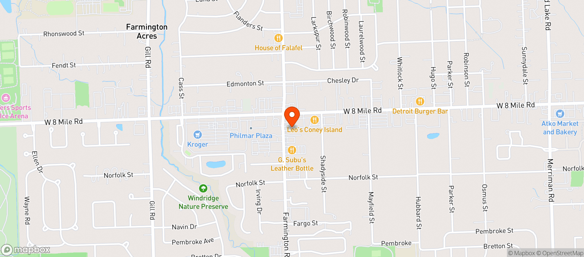 Map showing Better Health