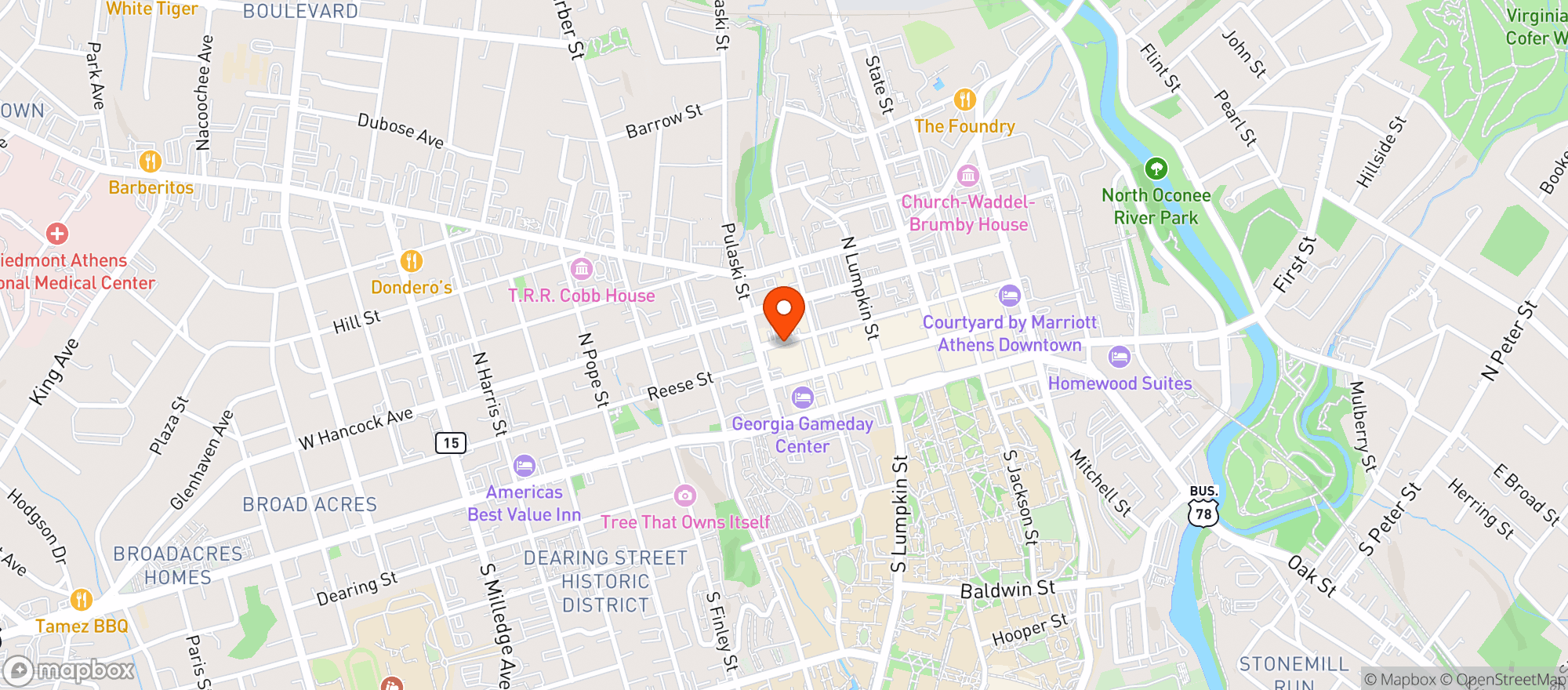 Map showing Flicker