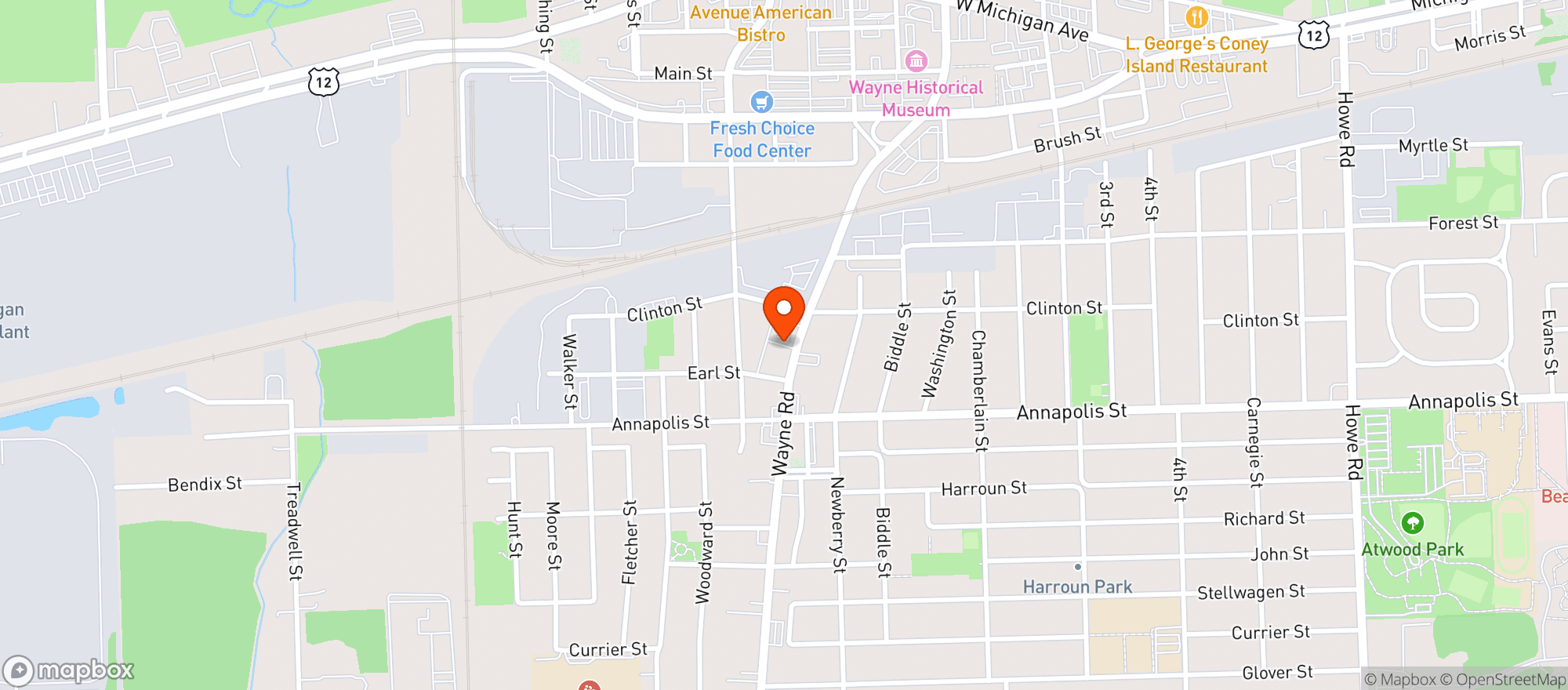 Map showing 7 Star Liquor