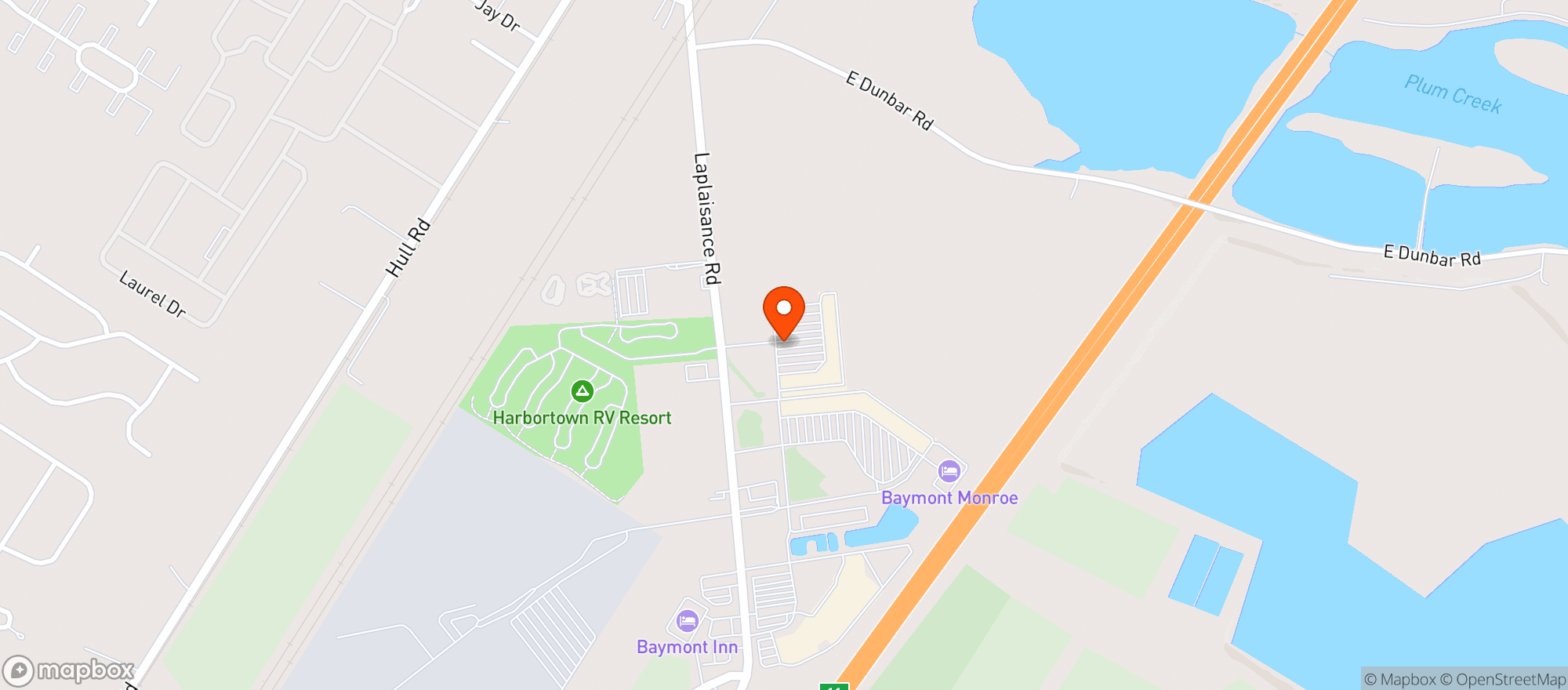 Map showing Urb