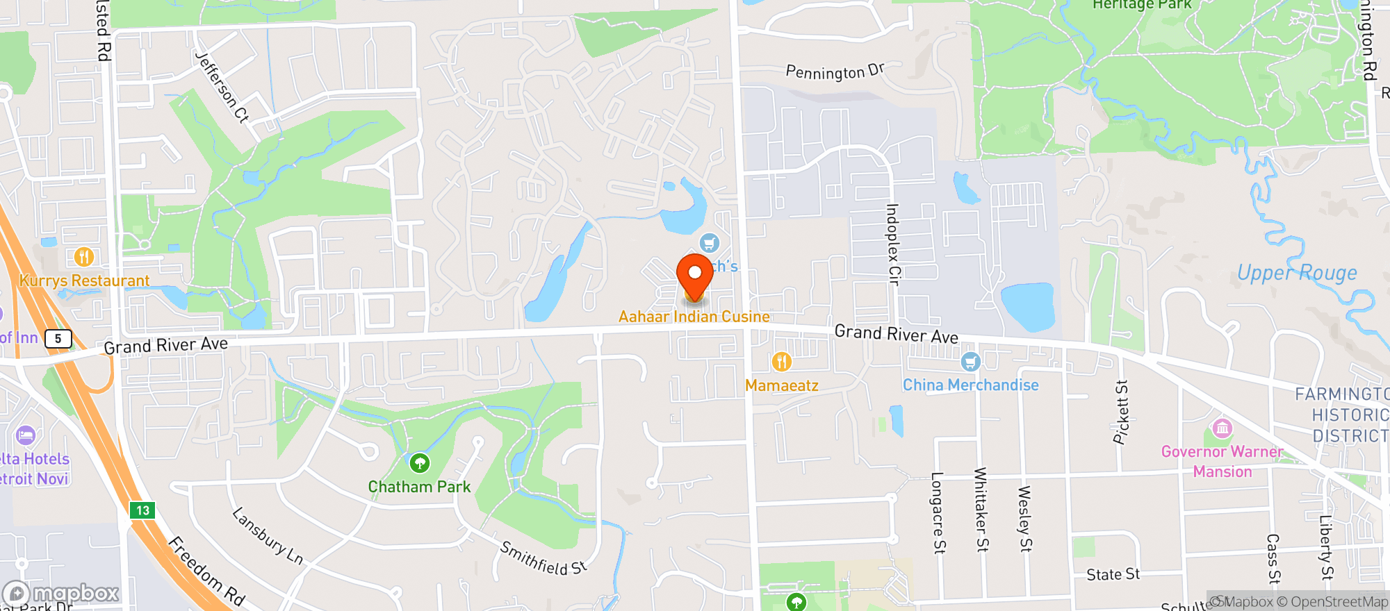 Map showing Rite Aid Pharmacy