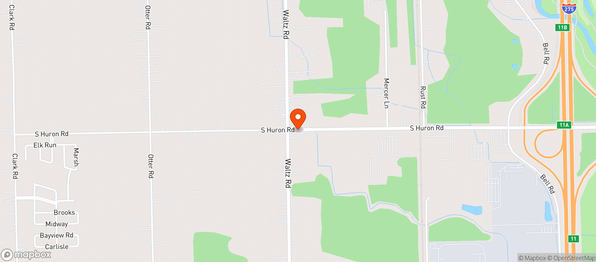 Map showing Sunoco Chapp & Bushey