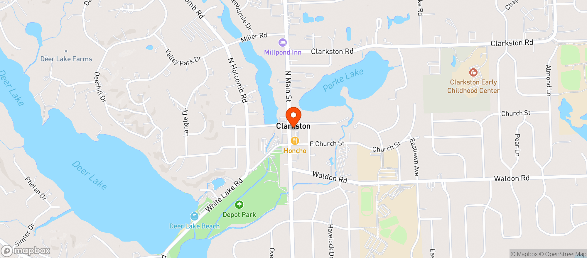 Map showing Essence on Main