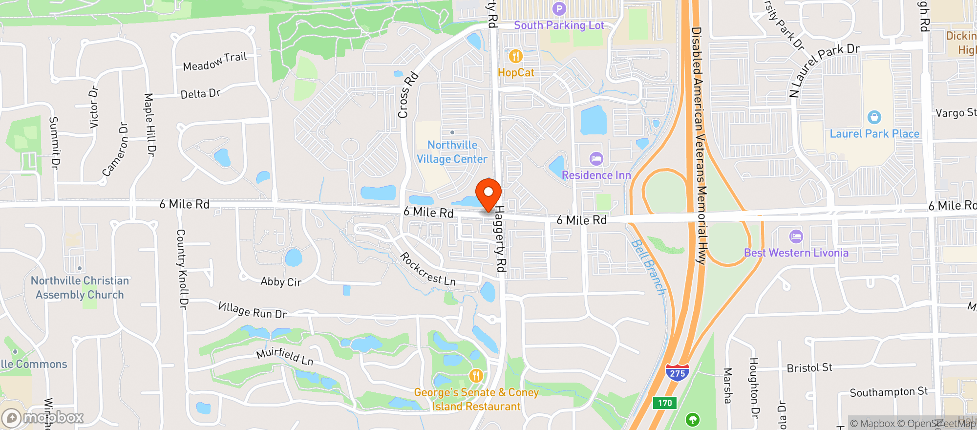 Map showing Mobil