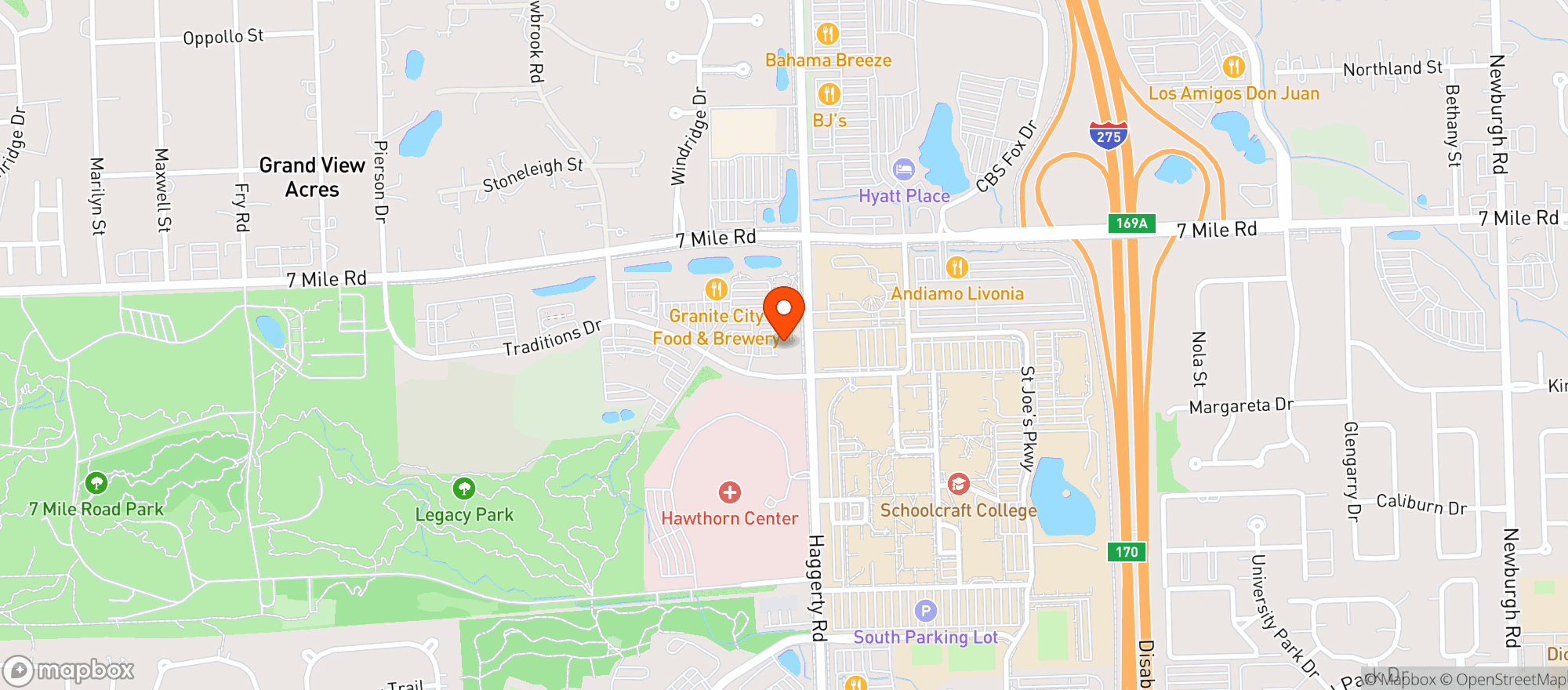 Map showing Trader Joes #667
