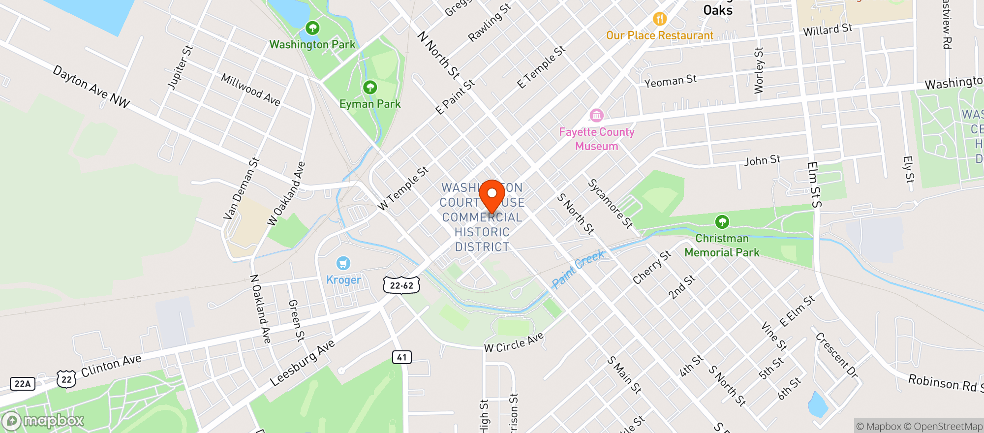Map showing Vinyl Coffee