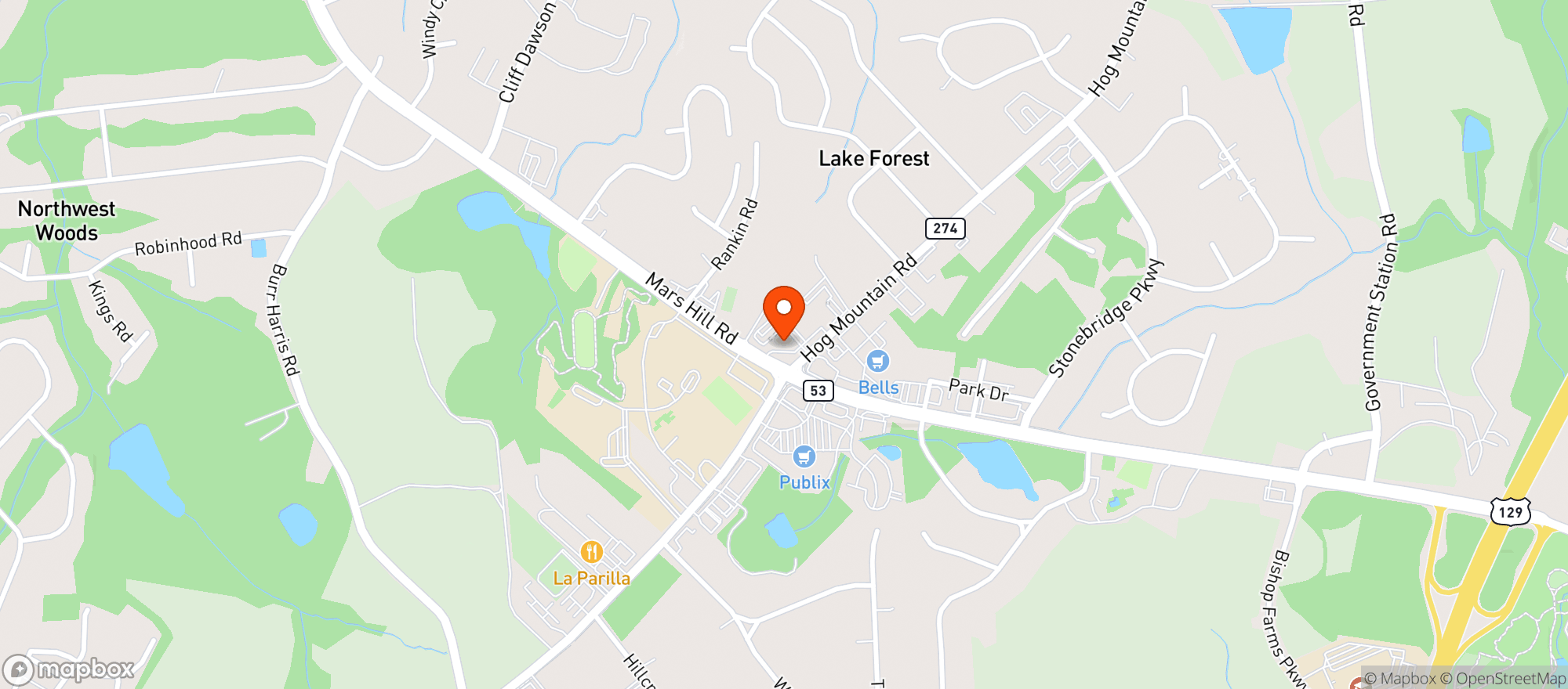 Map showing Golden Pantry #34