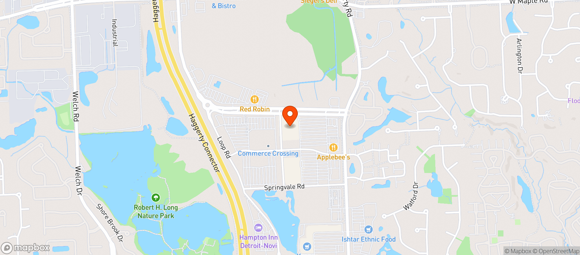 Map showing Target