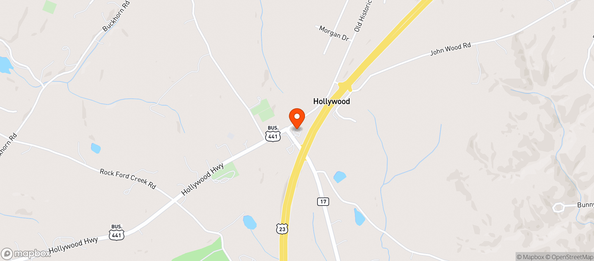 Map showing Circle K #2723324