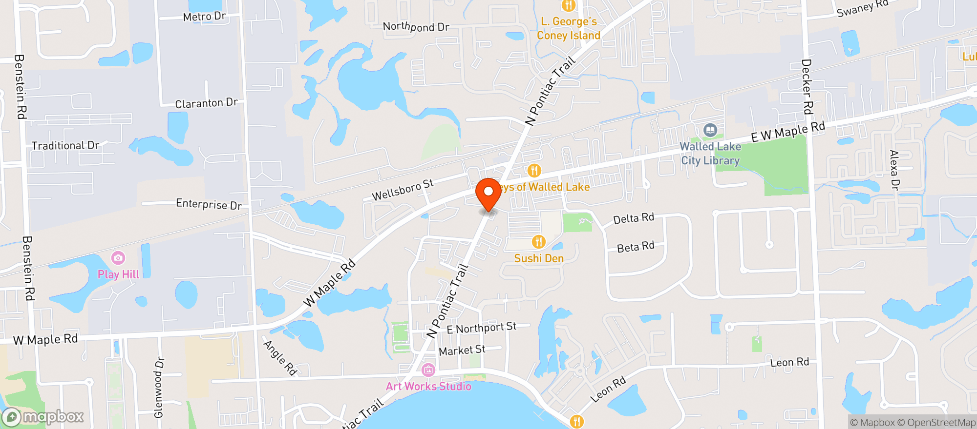 Map showing Wow