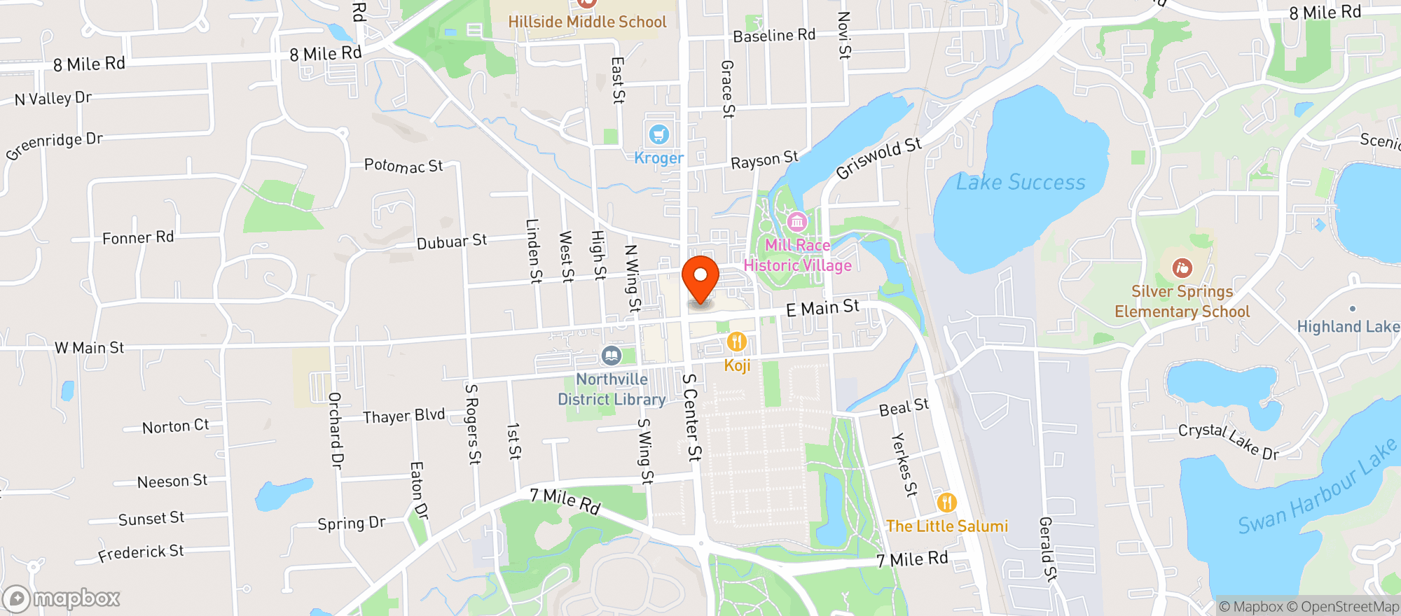 Map showing Villa Norte, Llc